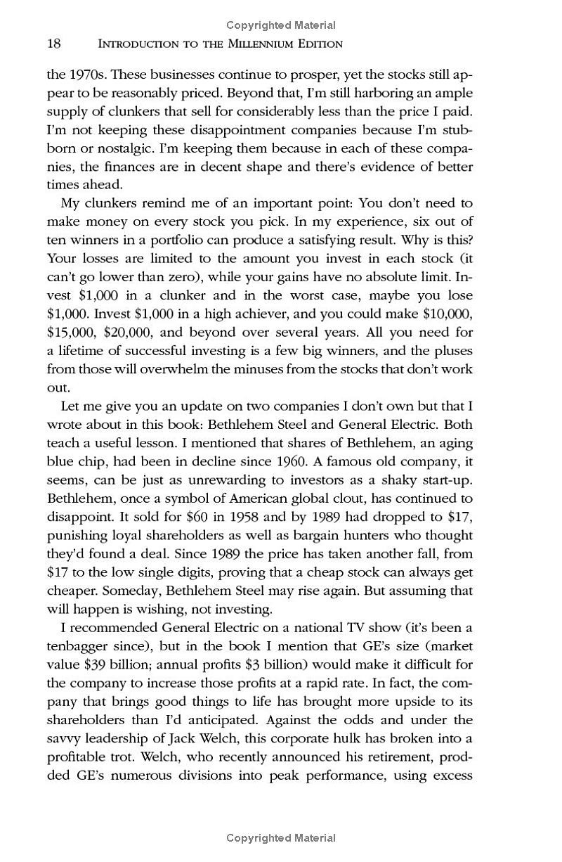 one up on wall street: how to use what you already know to make money in the market