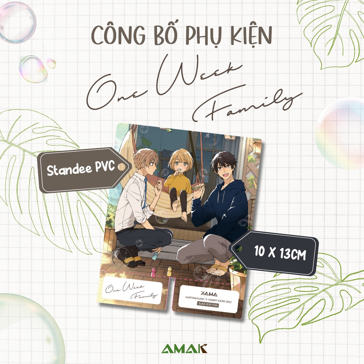 one week family - tặng kèm pvc standee