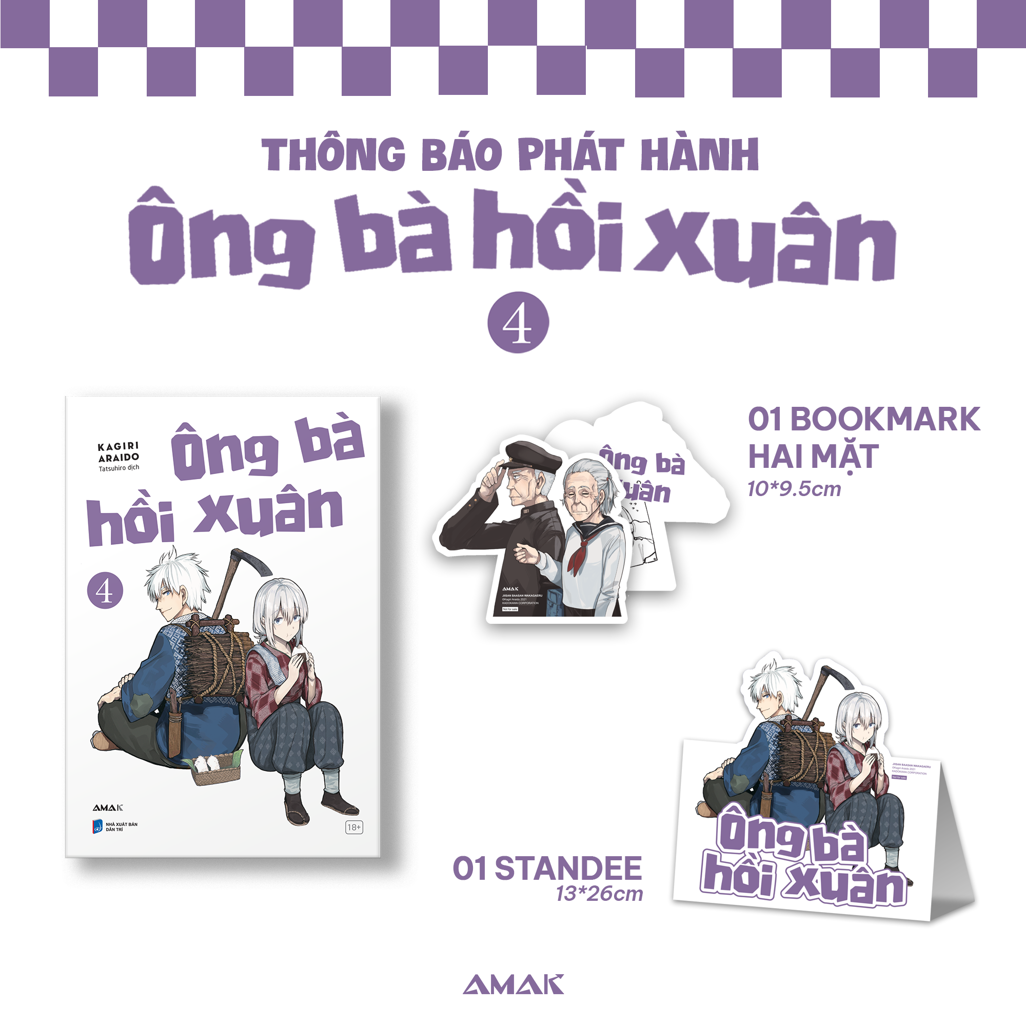 ông bà hồi xuân - tập 4 - tặng kèm bookmark hai mặt + standee giấy