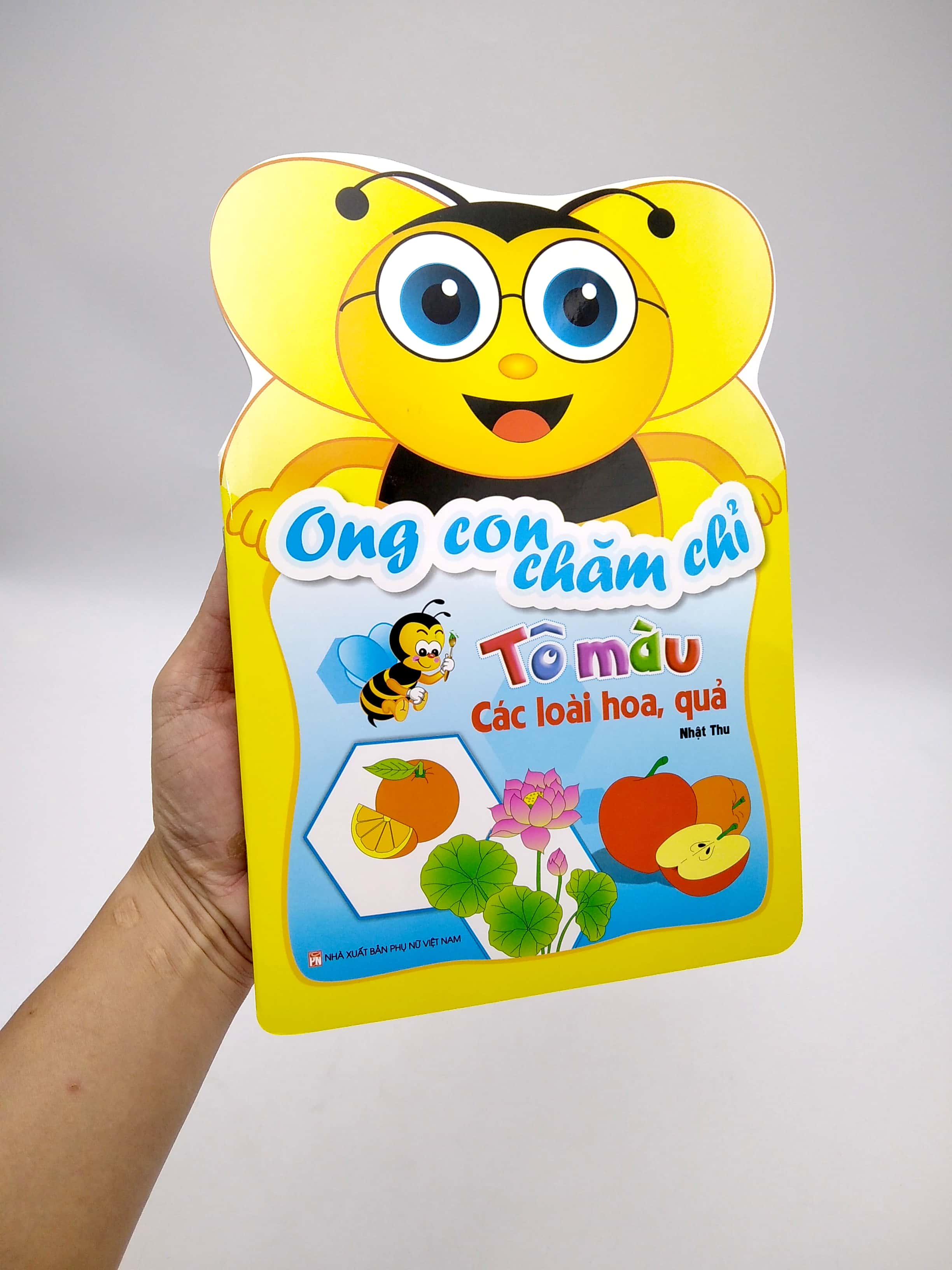 ong con chăm chỉ - tô màu các loài hoa, quả