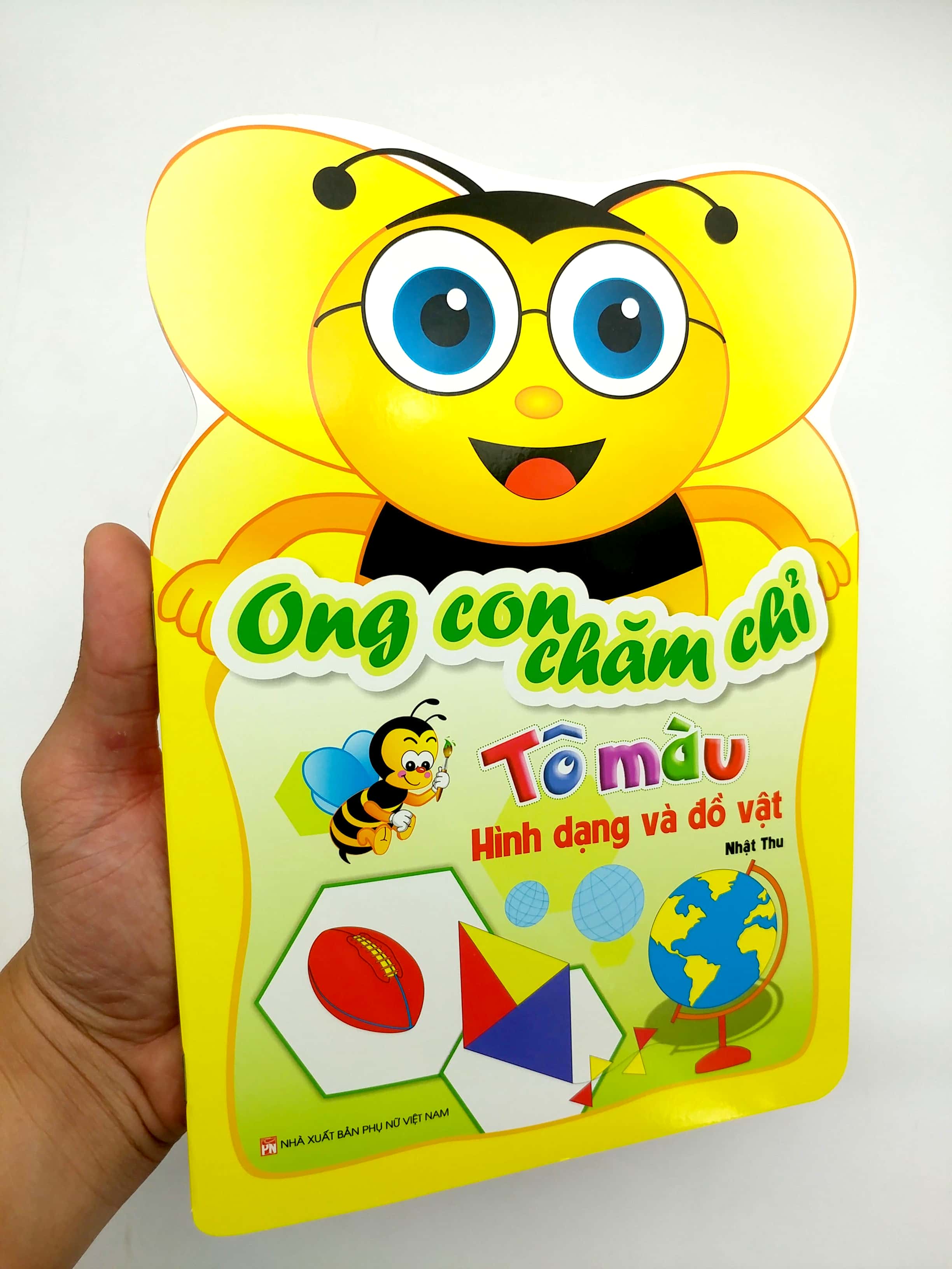 ong con chăm chỉ - tô màu hình dạng và đồ vật