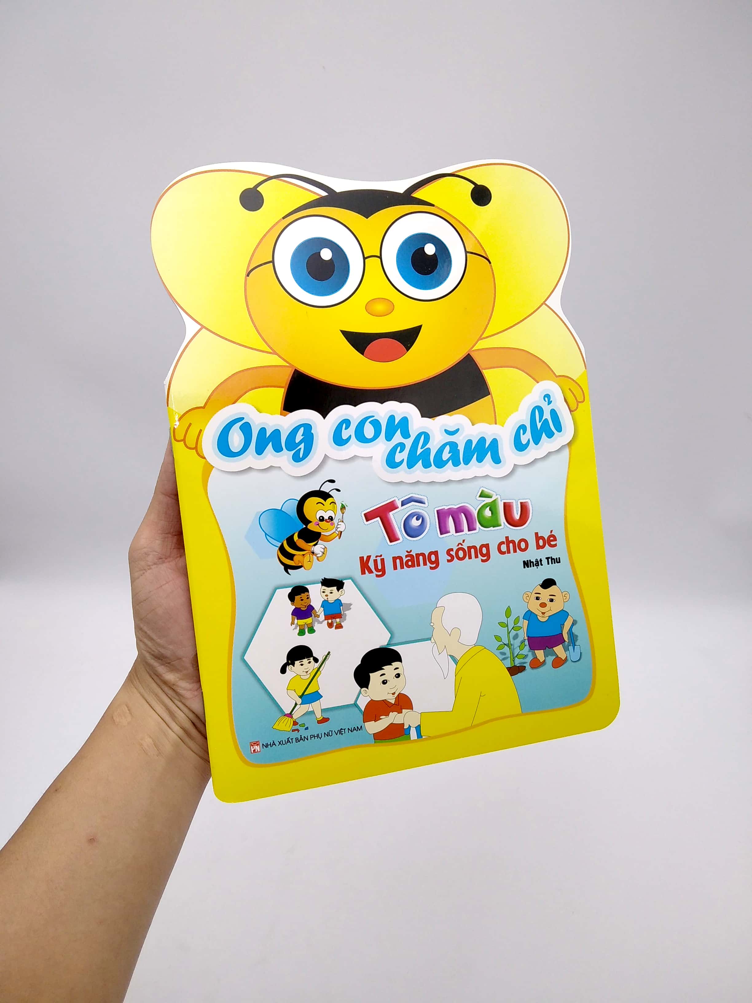 ong con chăm chỉ - tô màu kỹ năng sống cho bé