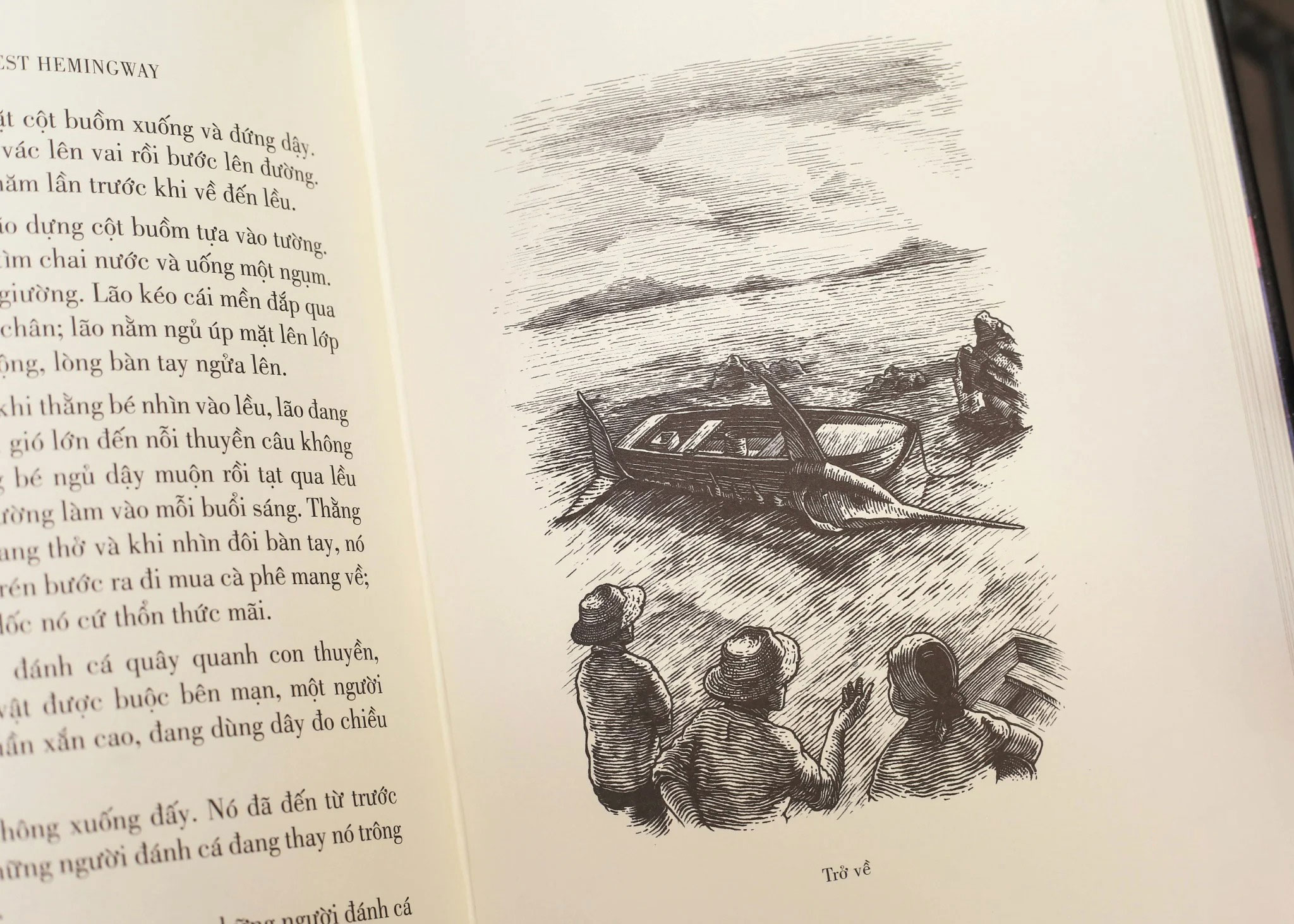 ông già và biển cả - ấn bản giới hạn - bìa da microfiber