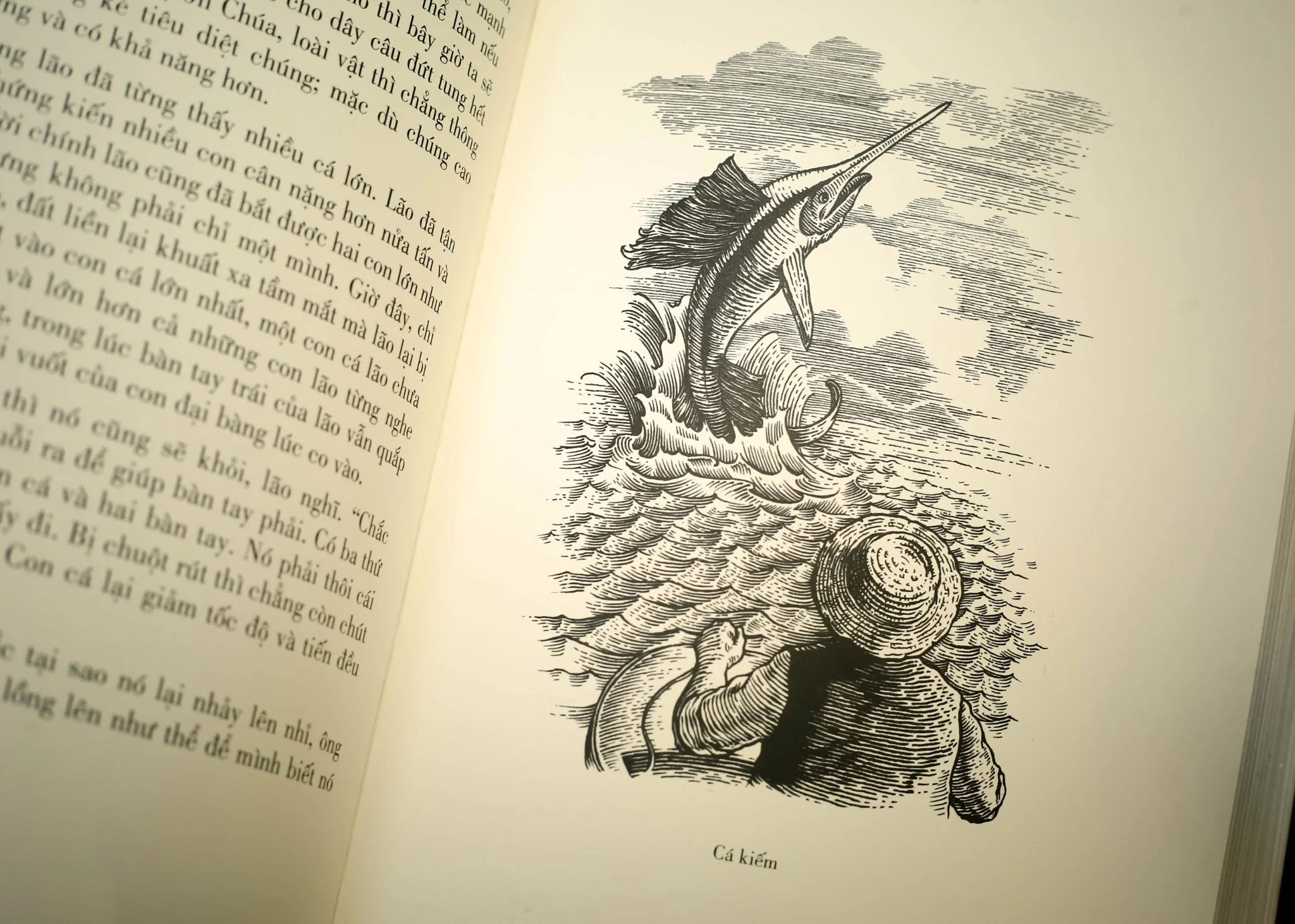 ông già và biển cả - ấn bản giới hạn - bìa da microfiber