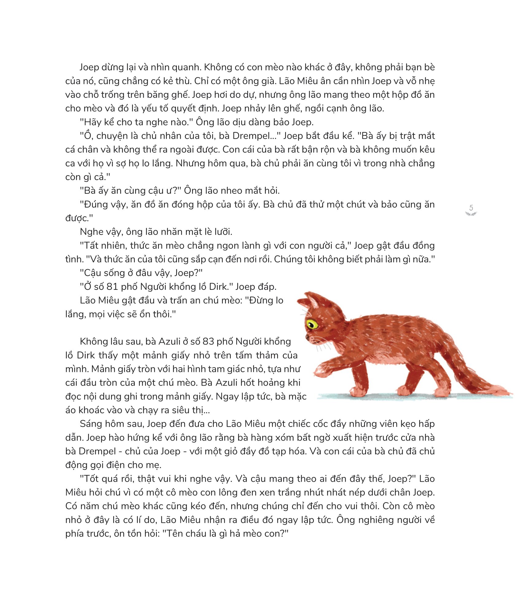 ông lão nói chuyện với mèo và các câu chuyện nhỏ - bìa cứng