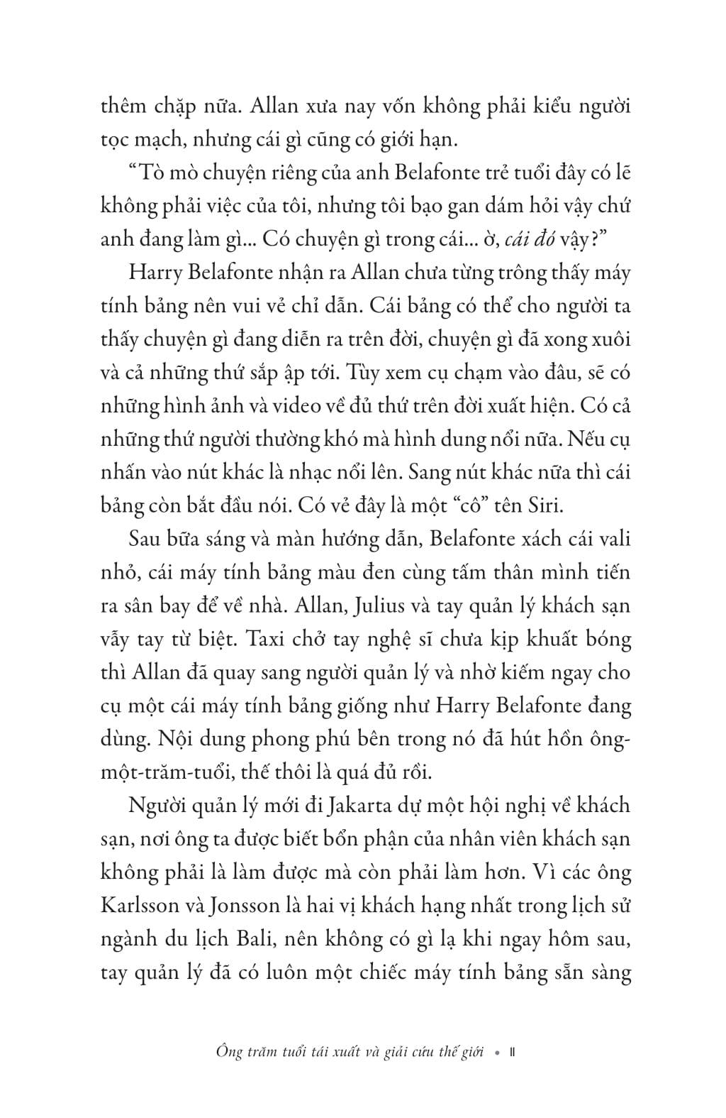 ông trăm tuổi tái xuất và giải cứu thế giới