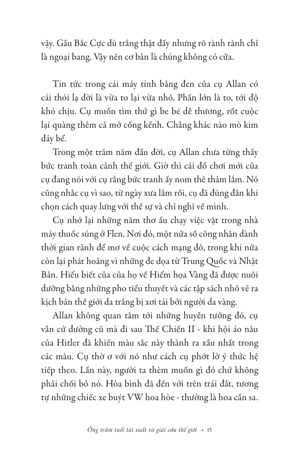 ông trăm tuổi tái xuất và giải cứu thế giới