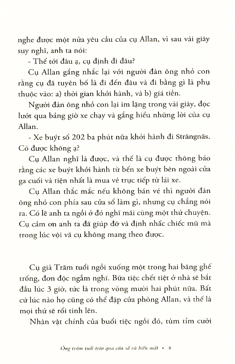 ông trăm tuổi trèo qua cửa số và biến mất (tái bản 2023)