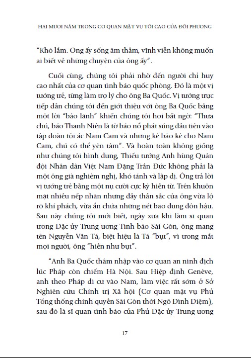 ông tướng tình báo bí ẩn và những điệp vụ siêu hạng