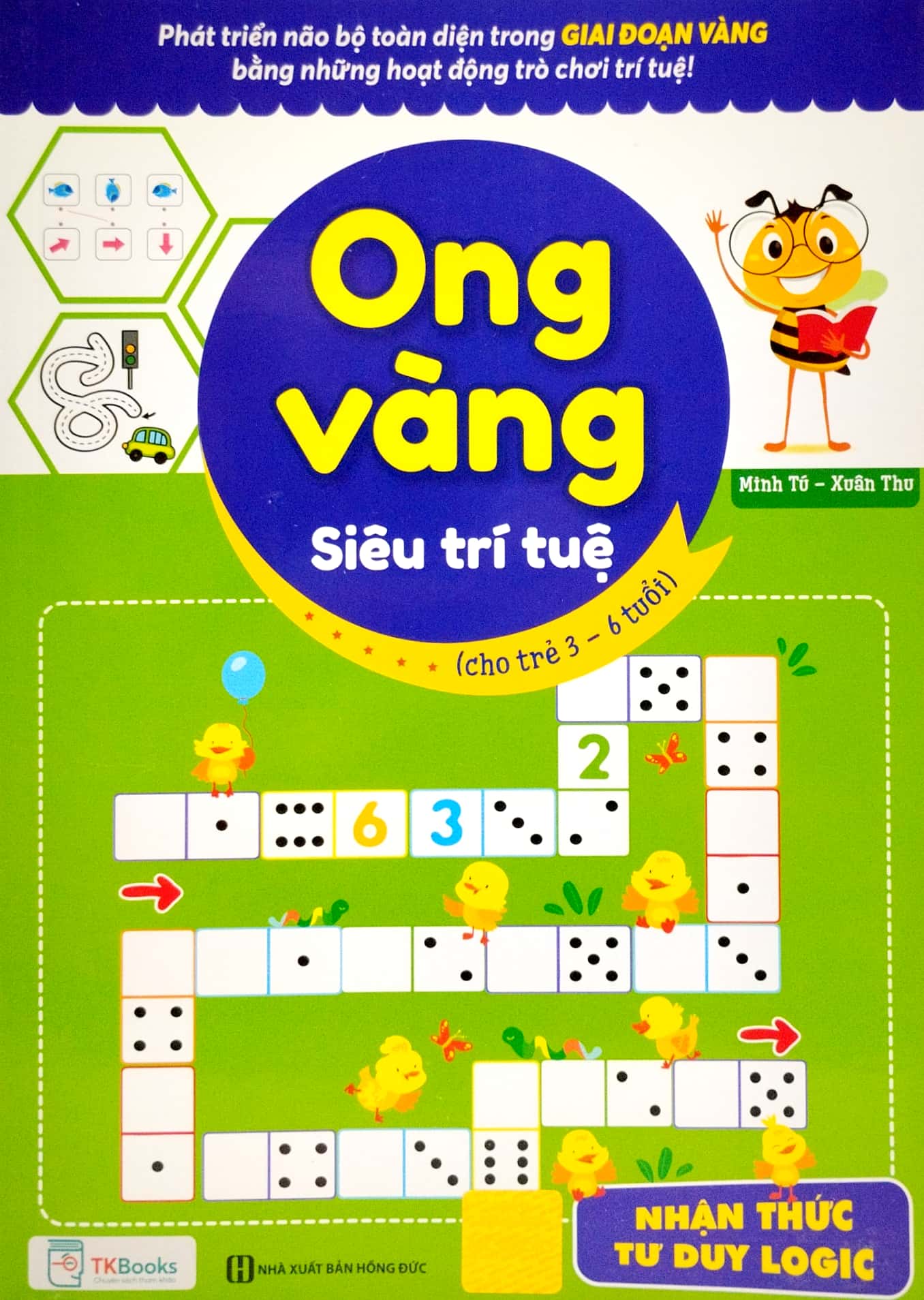 ong vàng siêu trí tuệ (cho trẻ từ 3 - 6 tuổi) - nhận thức, tư duy logic