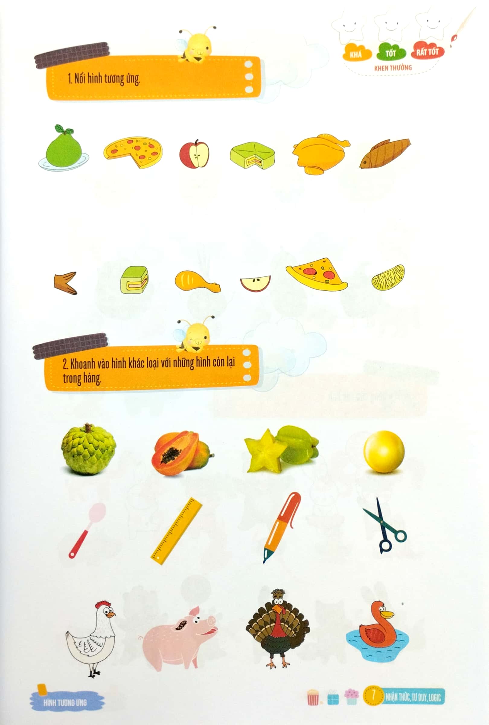 ong vàng siêu trí tuệ (cho trẻ từ 3 - 6 tuổi) - nhận thức, tư duy logic