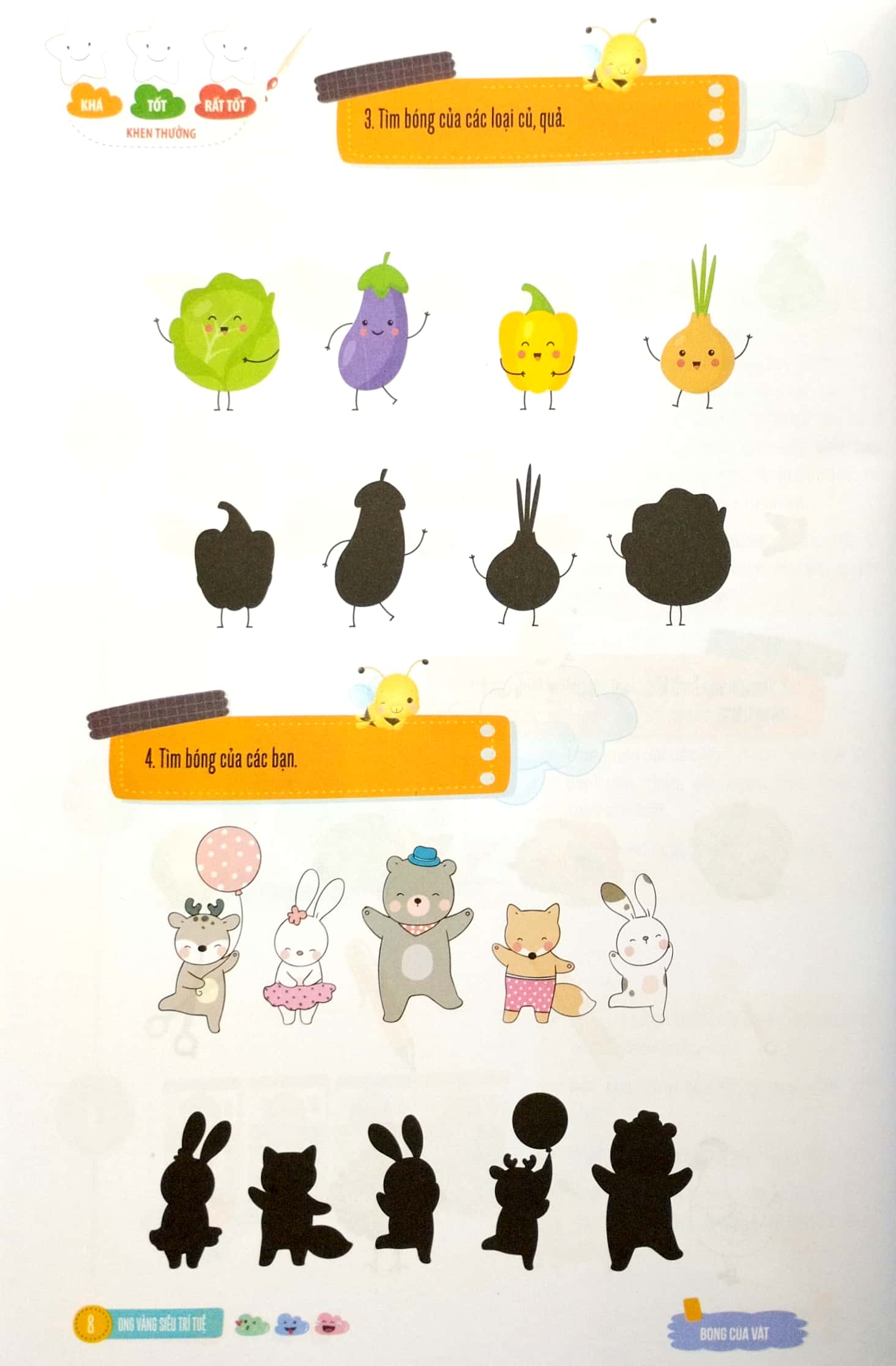 ong vàng siêu trí tuệ (cho trẻ từ 3 - 6 tuổi) - nhận thức, tư duy logic