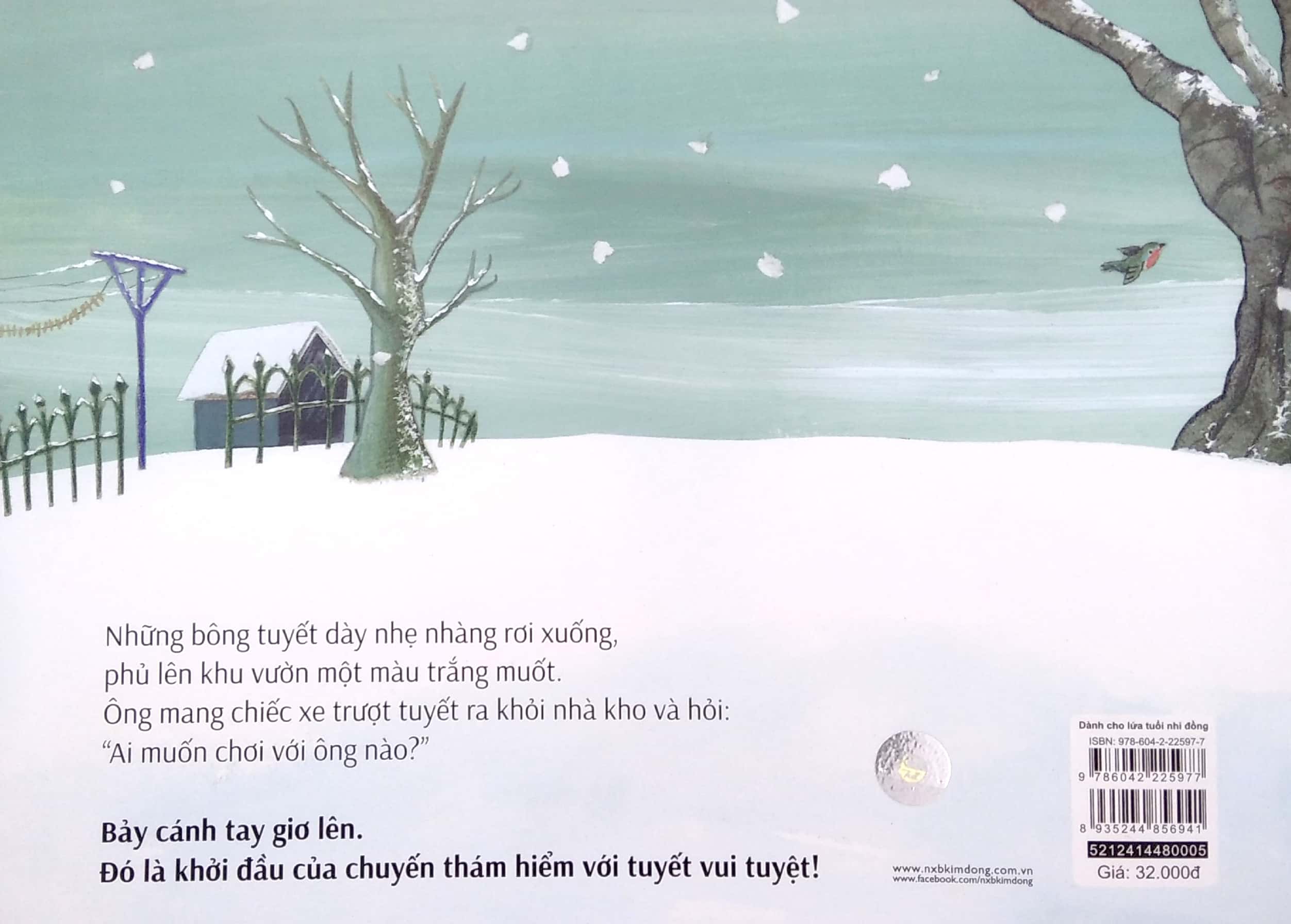 ông vui tính - cháu tinh nghịch - vui đùa trên tuyết