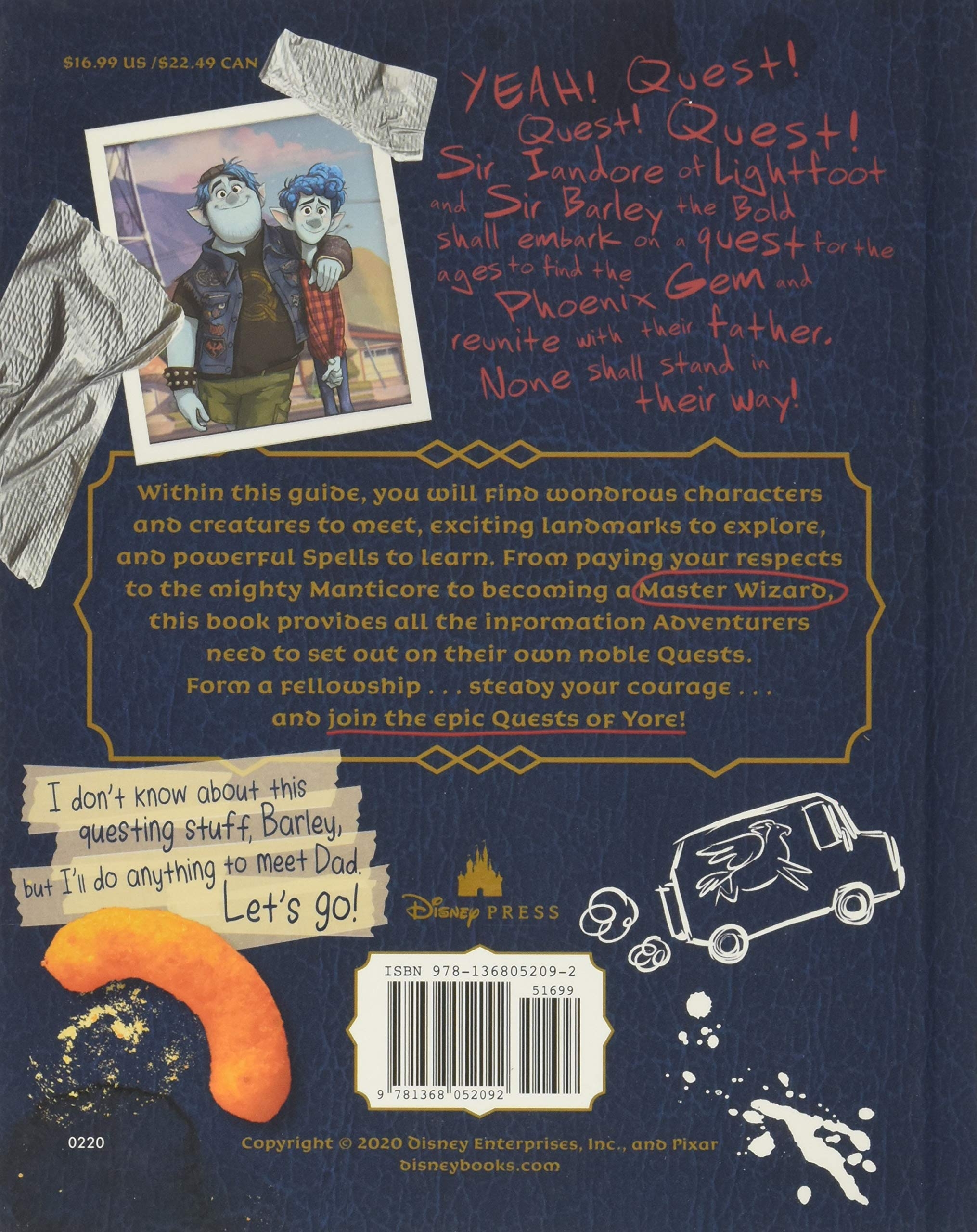 onward: quests of yore (disney pixar)