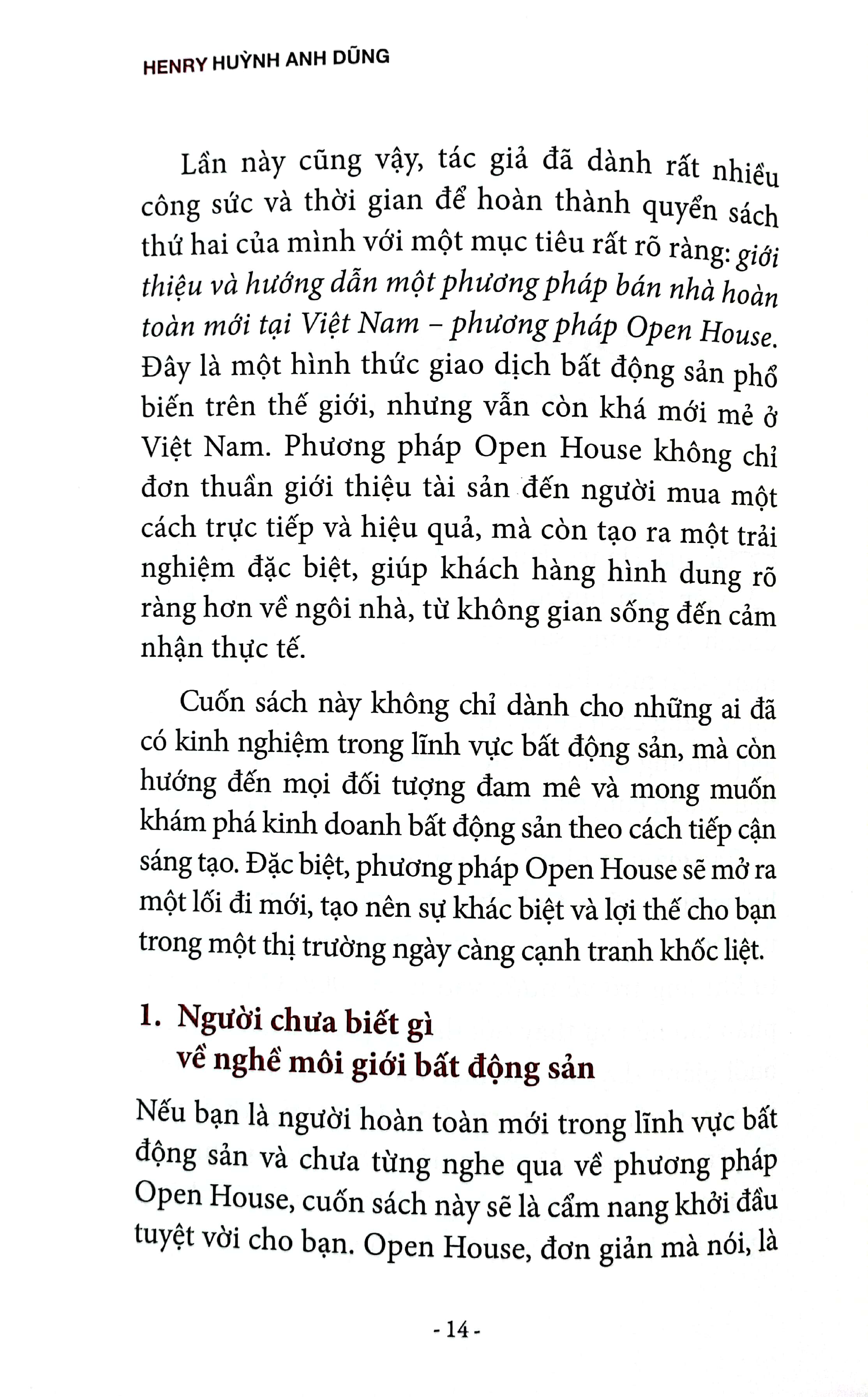 open house - khám phá bí mật bán nhà nhanh