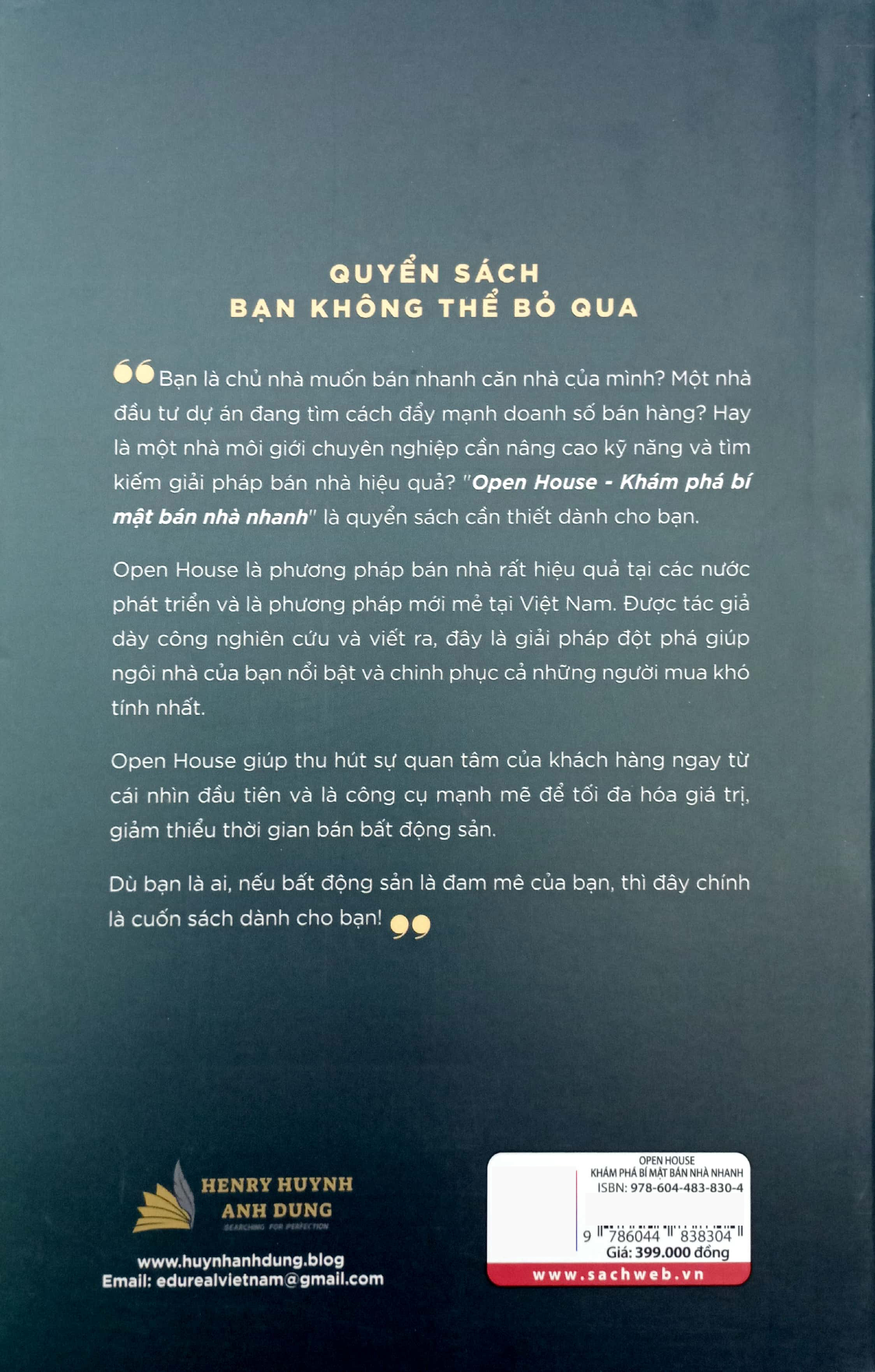 open house - khám phá bí mật bán nhà nhanh