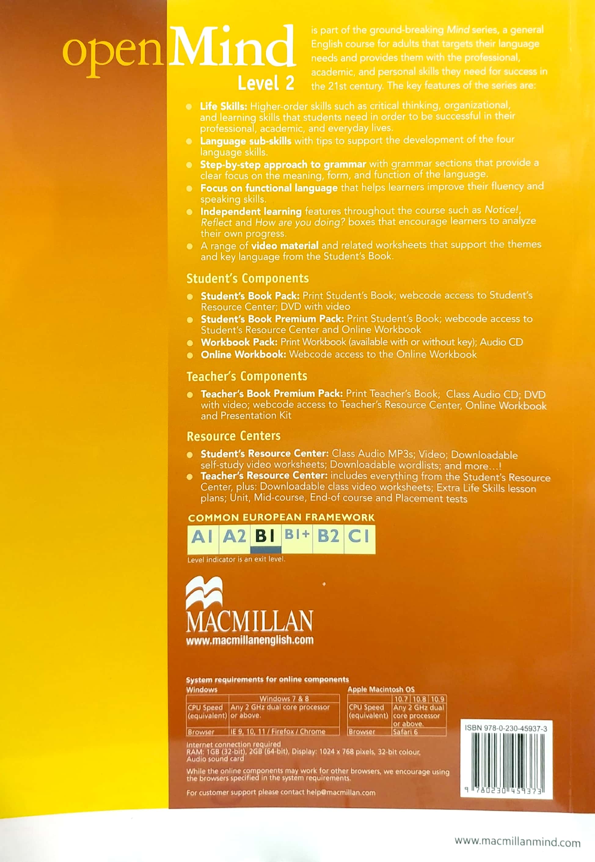 open mind 2nd edition level 2 student's book pack premium with webcode for online wb & mp3 audio