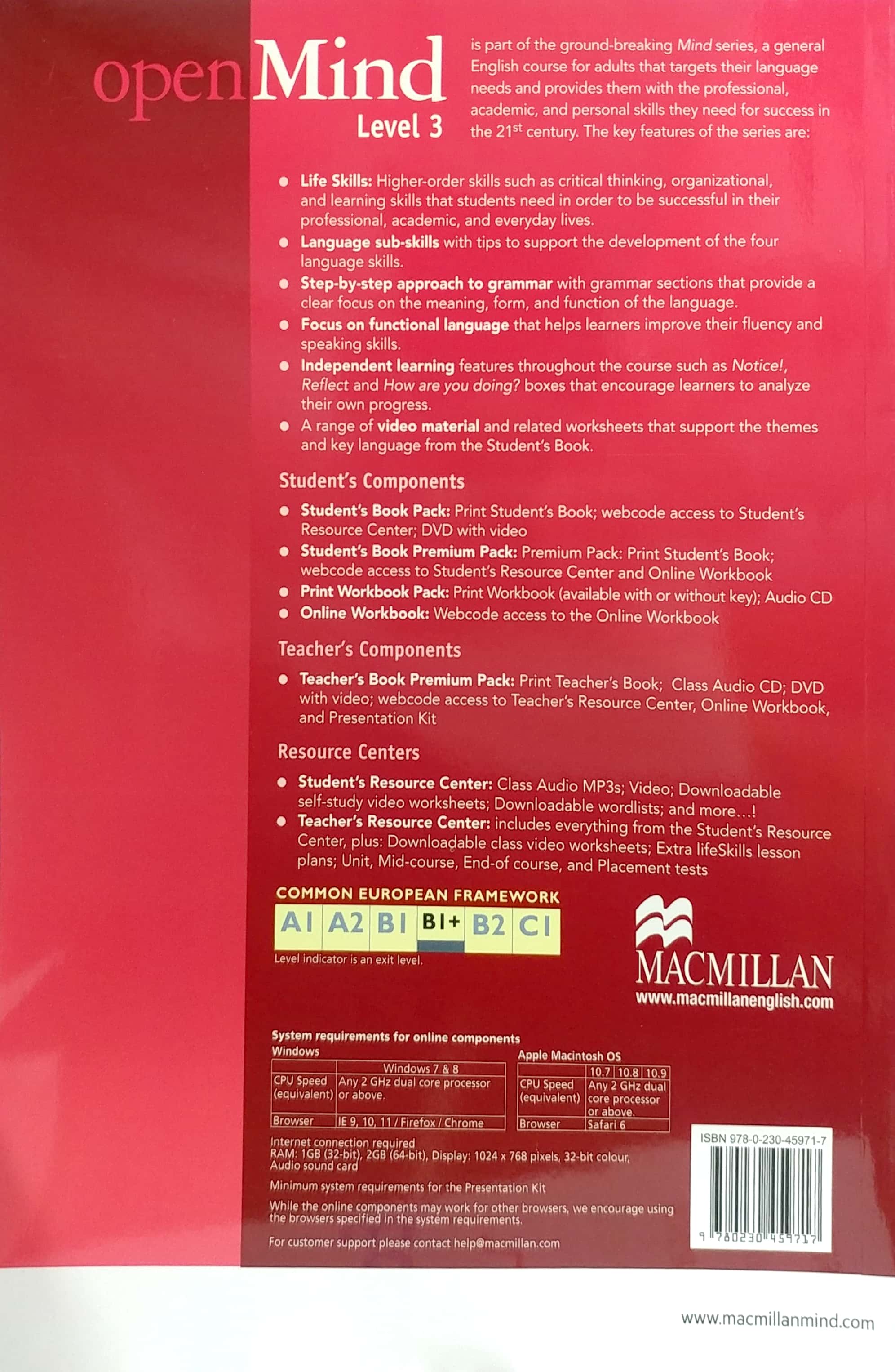 open mind 2nd edition level 3 student's book premium pack with webcode for online wb & mp3 audio