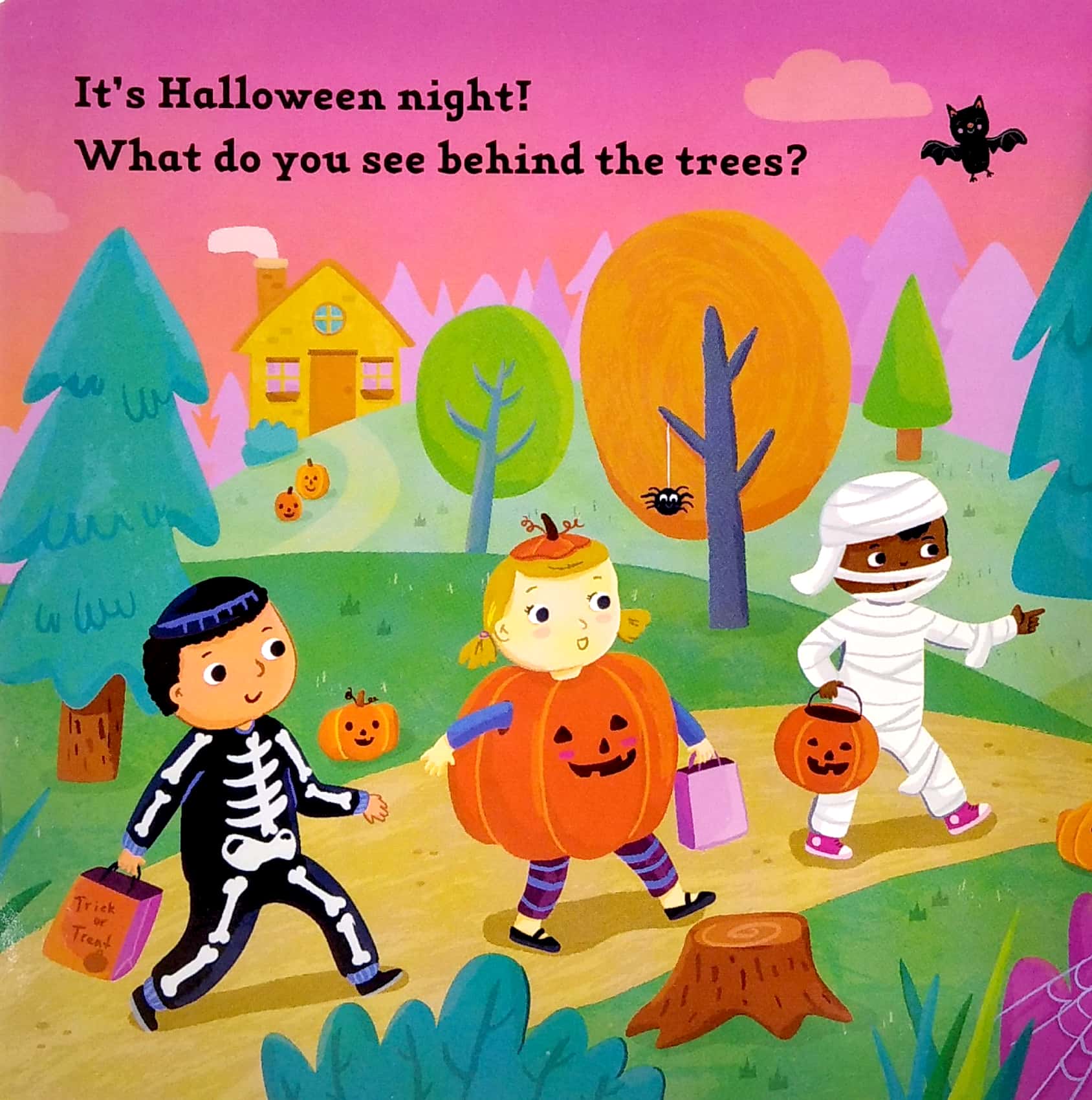 open the witch's door: a halloween lift-the-flap book