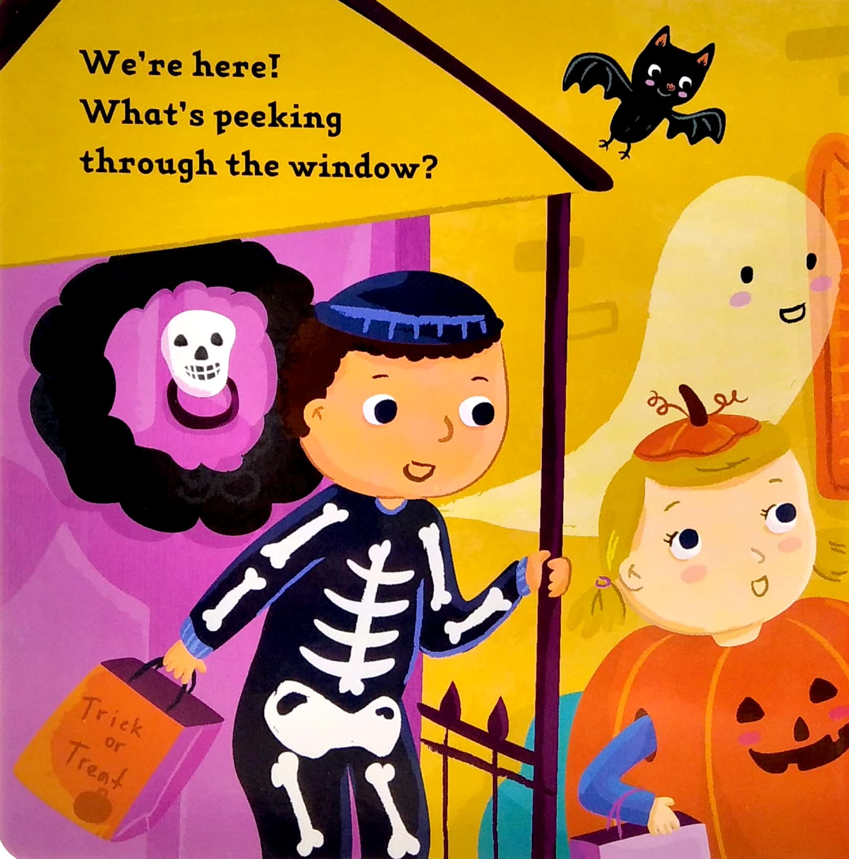 open the witch's door: a halloween lift-the-flap book