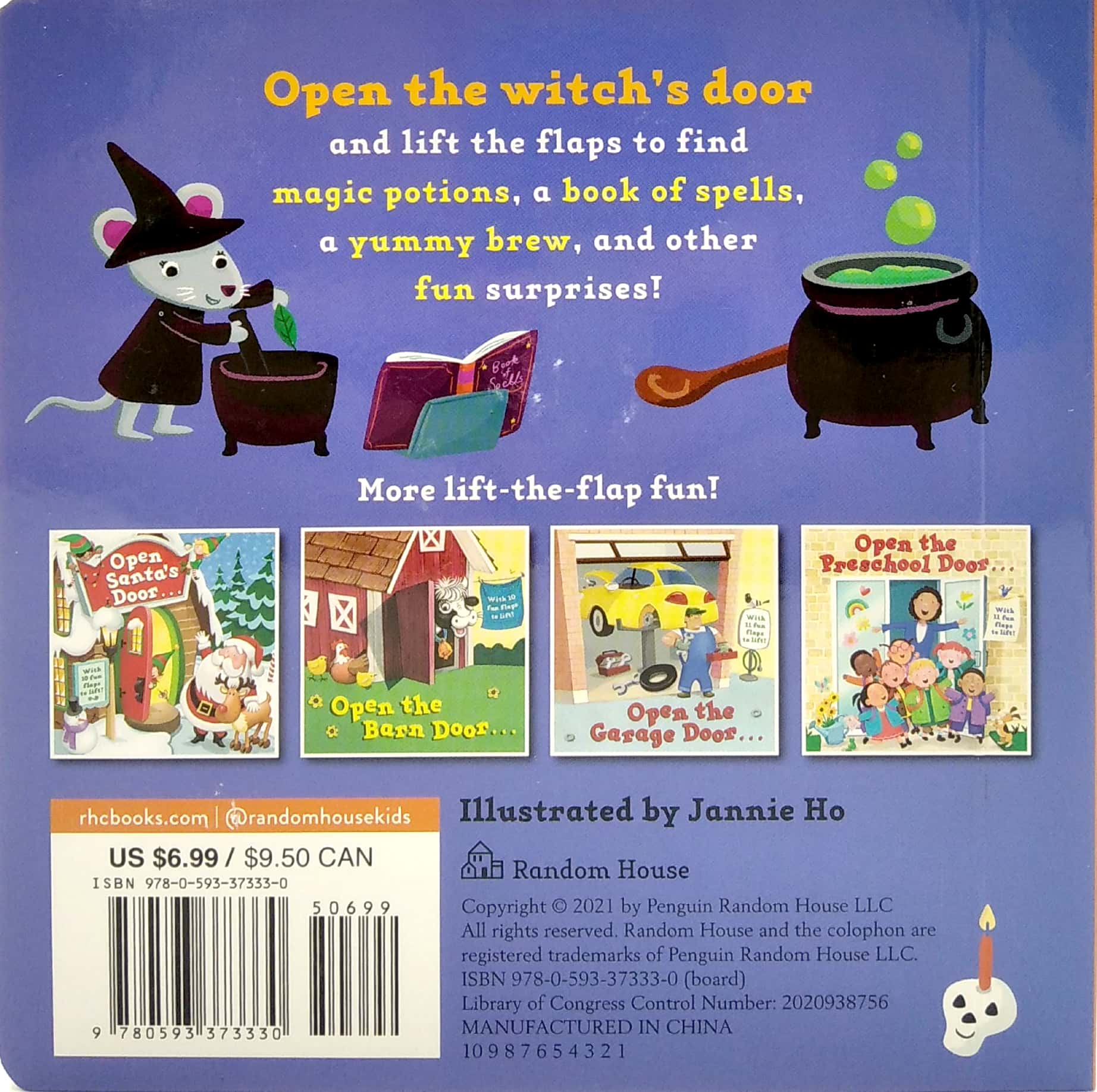 open the witch's door: a halloween lift-the-flap book