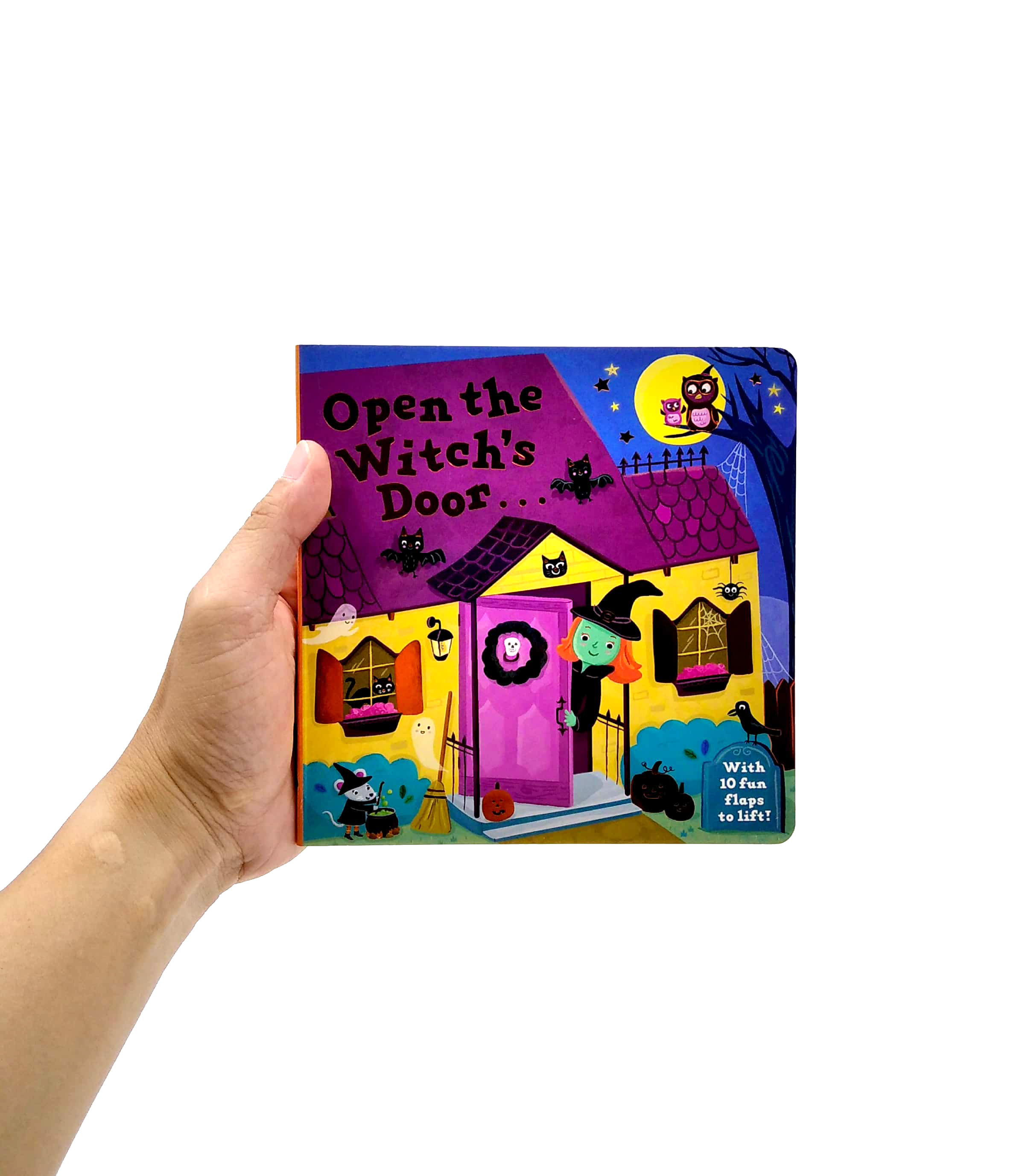 open the witch's door: a halloween lift-the-flap book