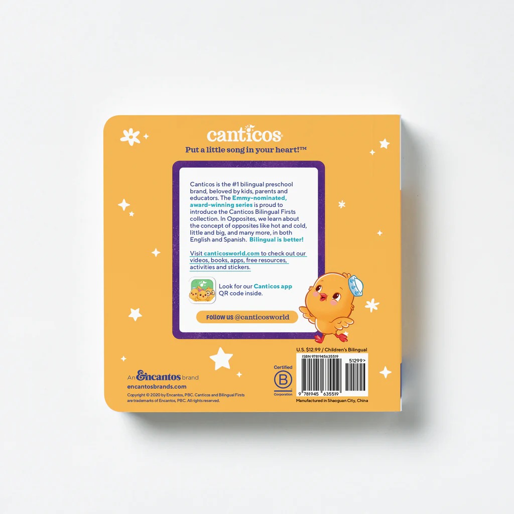 opposites: canticos bilingual firsts