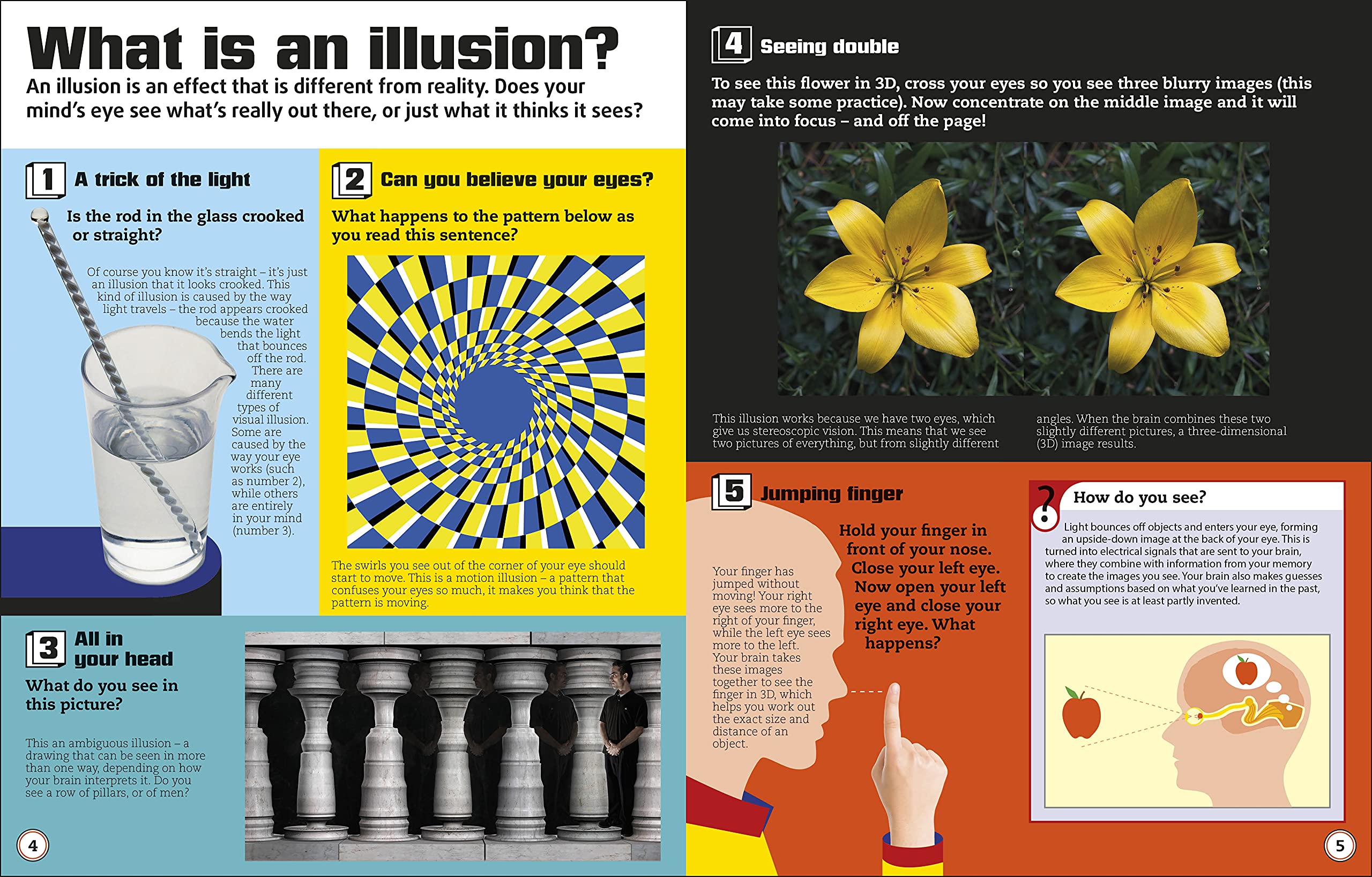 optical illusions: incredible pop-up visual magic!