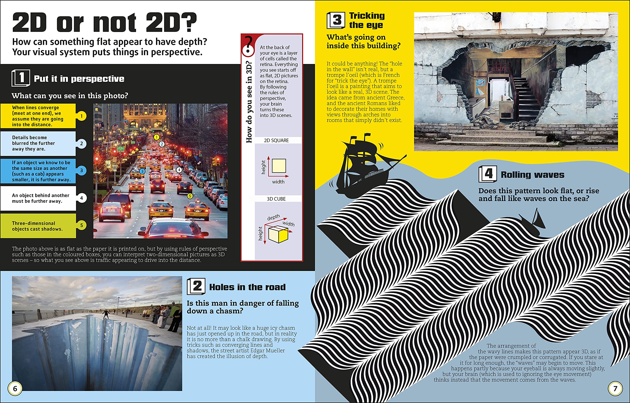 optical illusions: incredible pop-up visual magic!