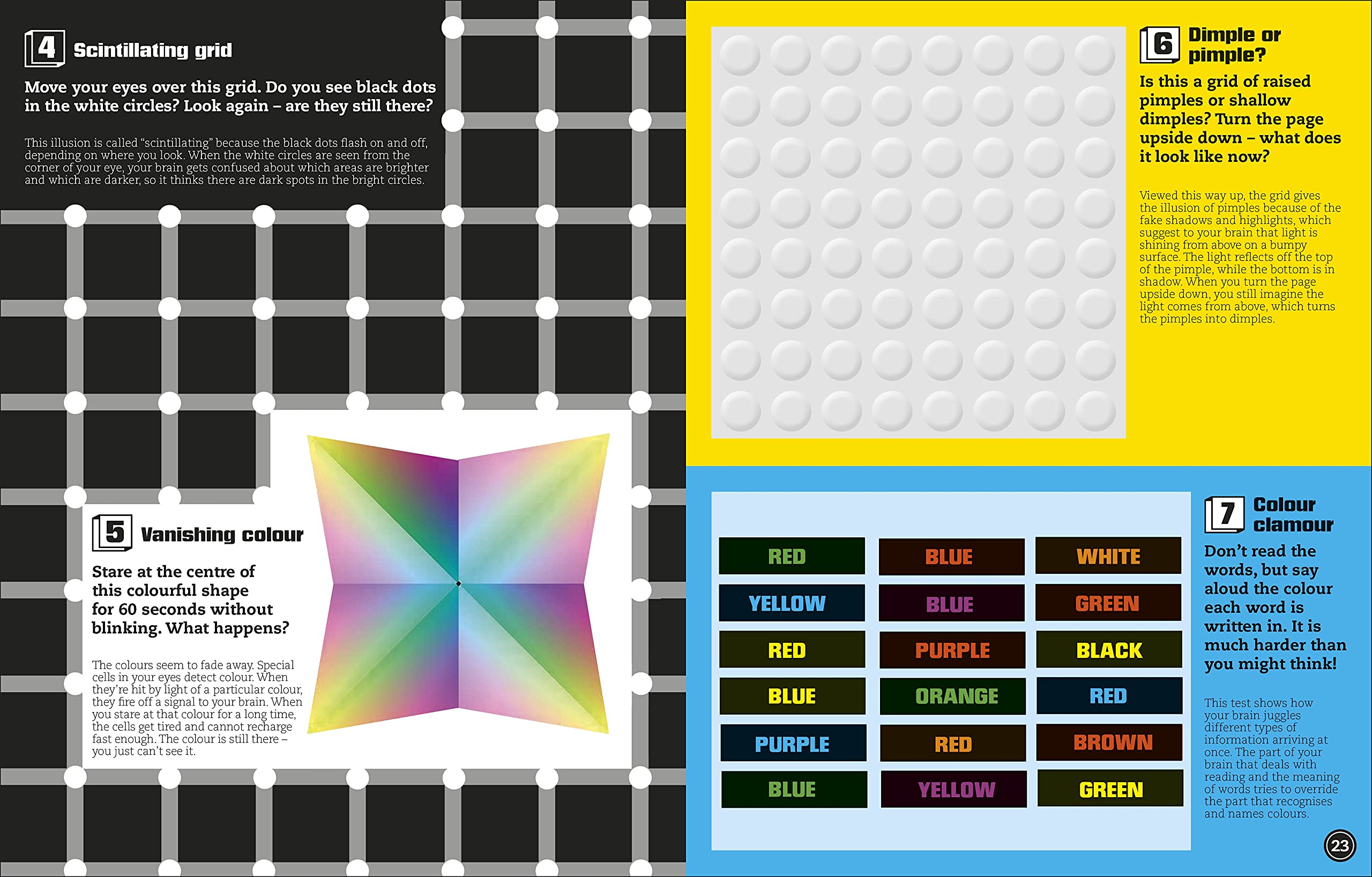 optical illusions: incredible pop-up visual magic!