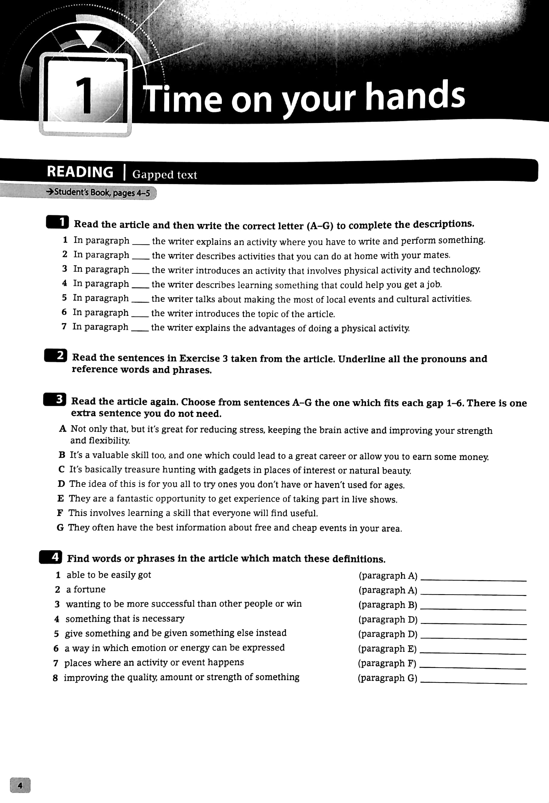 optimise level b2 workbook with key + online workbook