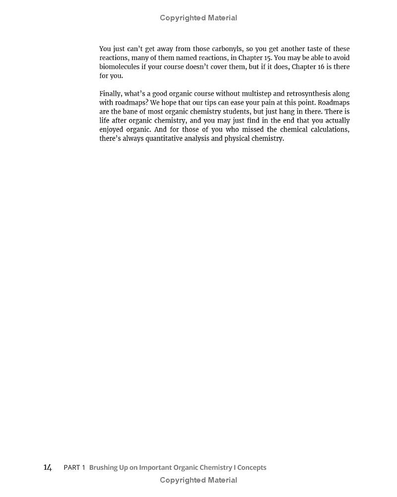 organic chemistry ii for dummies