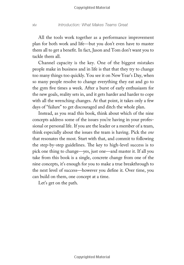 organize your team today: the mental toughness needed to lead highly successful teams