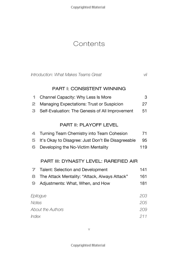 organize your team today: the mental toughness needed to lead highly successful teams