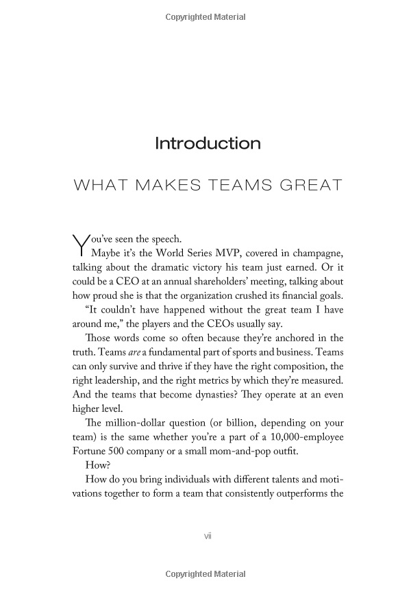 organize your team today: the mental toughness needed to lead highly successful teams