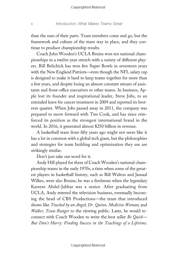 organize your team today: the mental toughness needed to lead highly successful teams