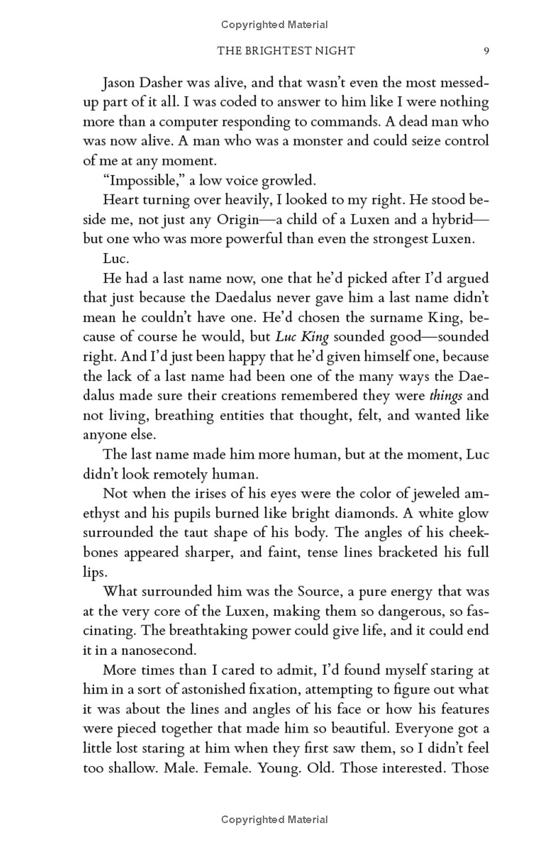 origin series 3: the brightest night