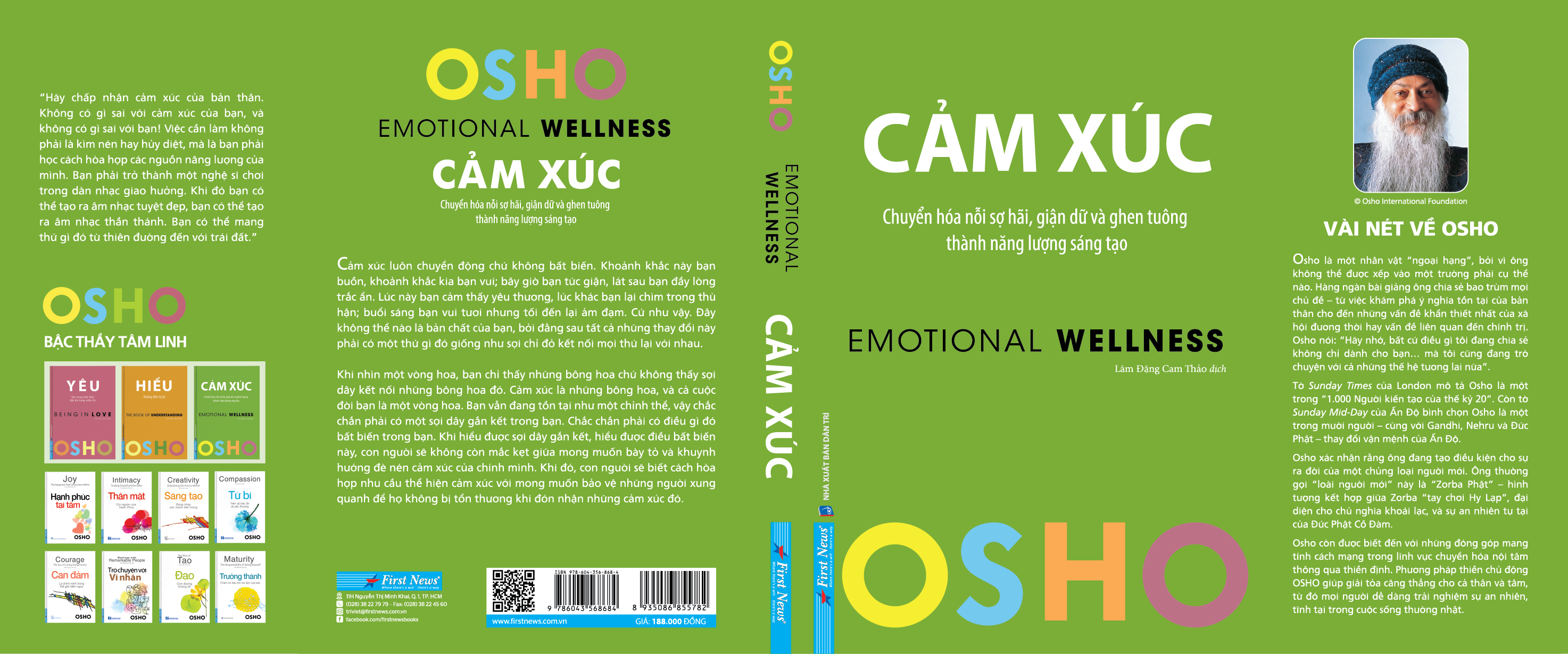 osho - cảm xúc - chuyển hóa nỗi sợ hãi, giận dữ và ghen tuông thành năng lượng sáng tạo