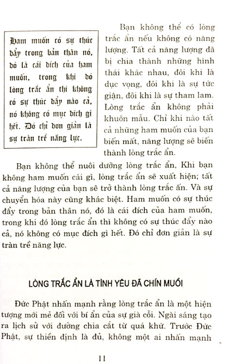 osho - lòng trắc ẩn (tái bản 2019)