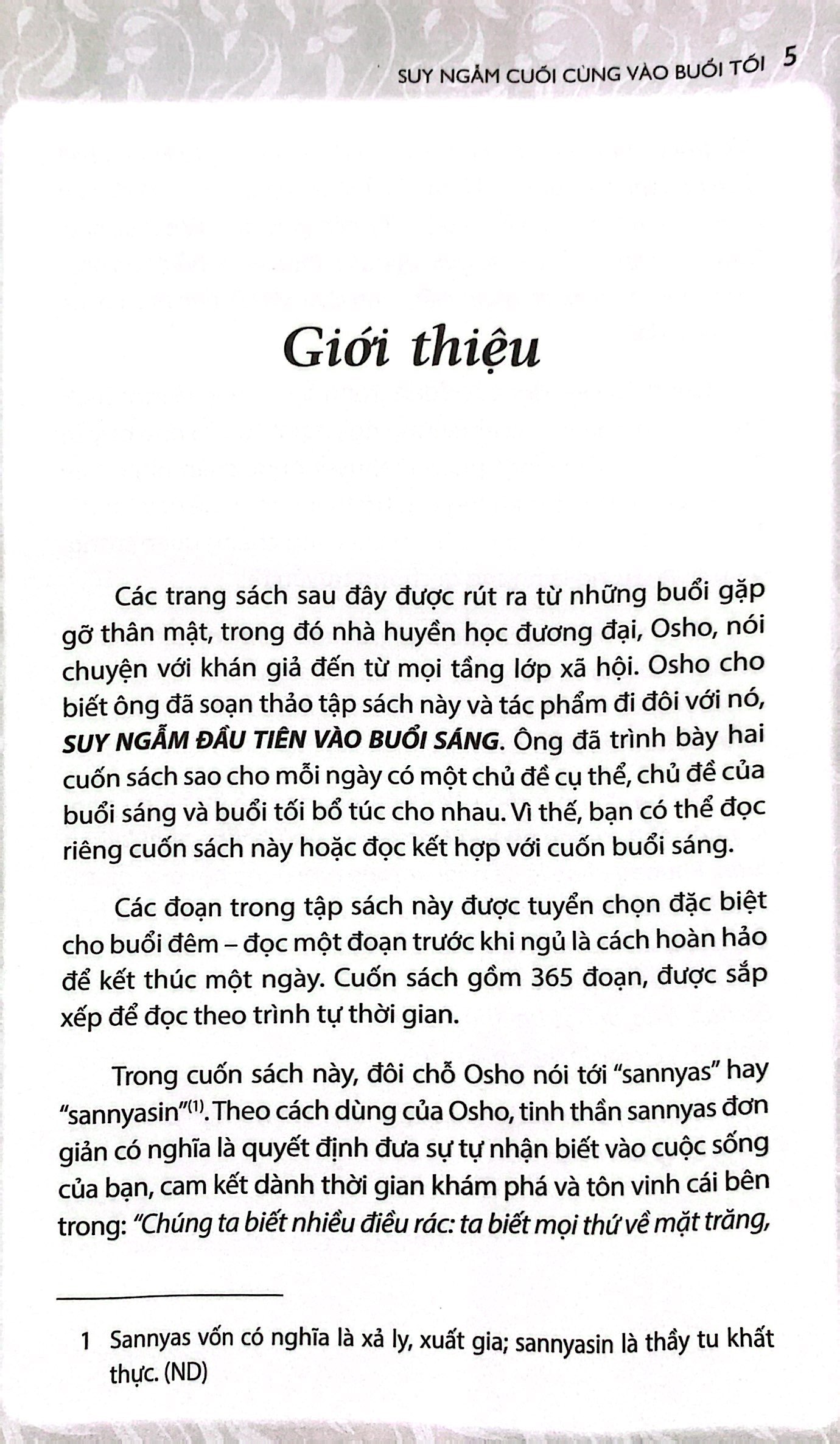 osho - suy ngẫm cuối cùng vào buổi tối - 365 khoảnh khắc tâm thiền cho đêm tỉnh thức (tái bản 2022)