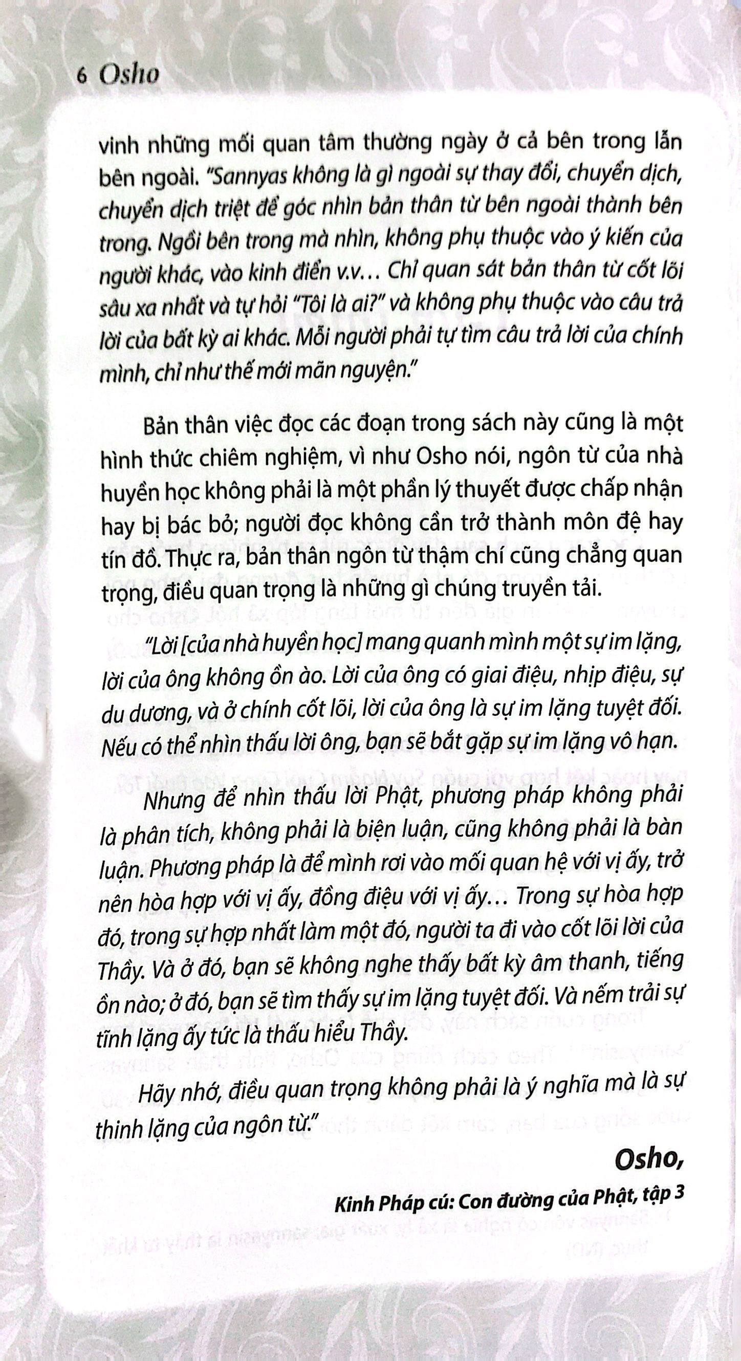 osho - suy ngẫm đầu tiên vào buổi sáng - 365 khoảnh khắc thăng hoa cho ngày mới tỉnh thức (tái bản 2022)