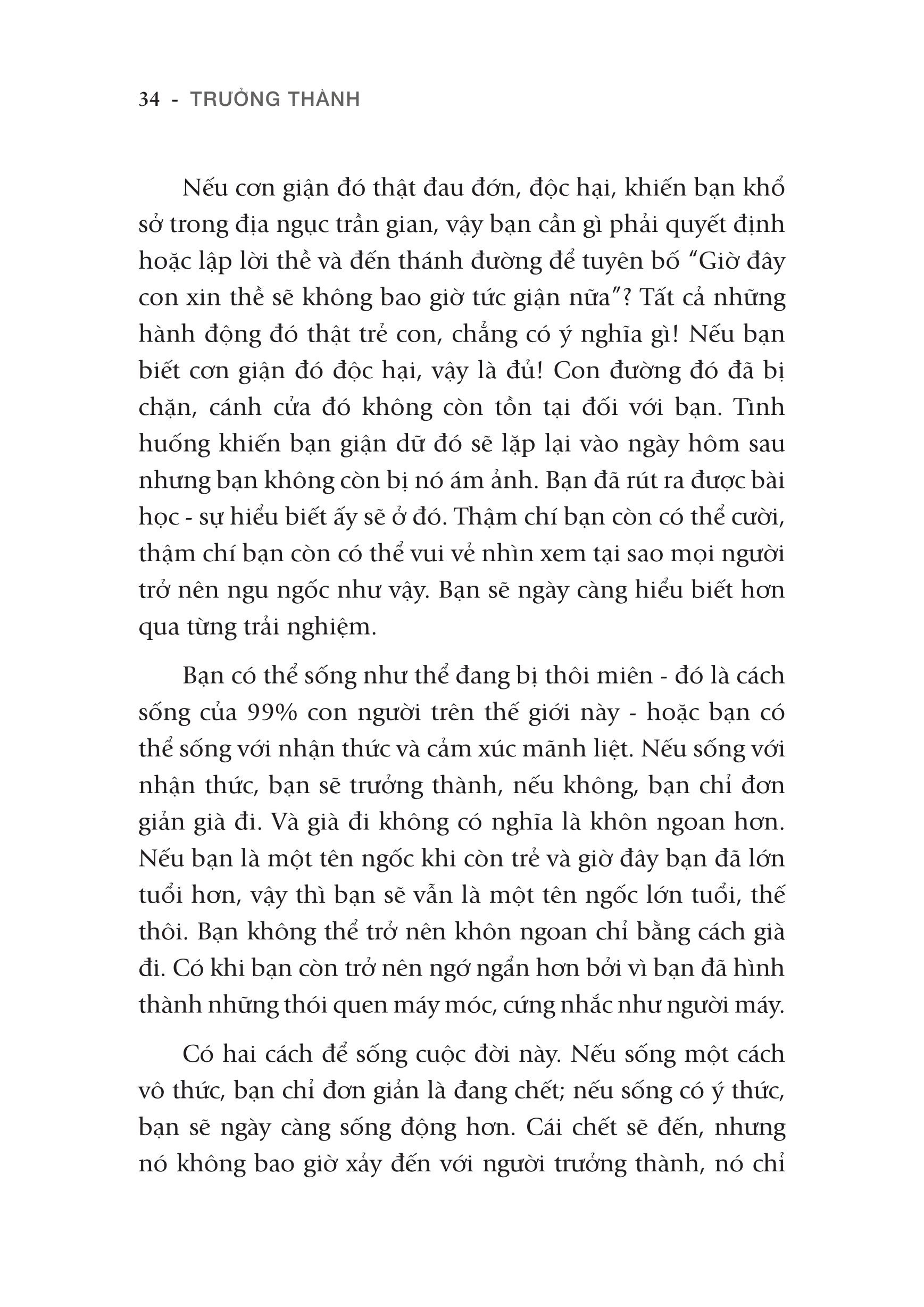 osho - trưởng thành - chạm tới bầu trời nội tâm của bạn