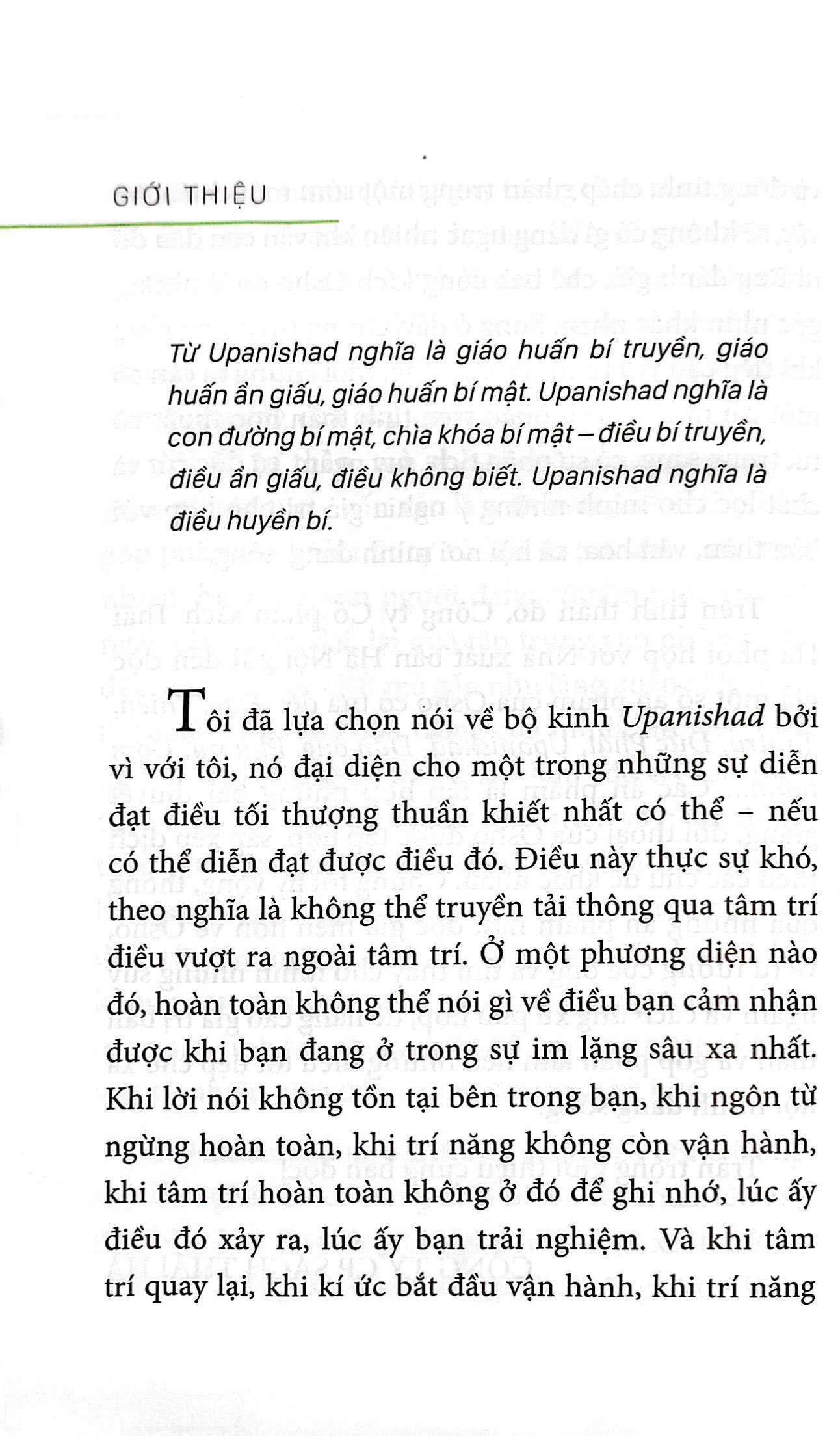 osho - upanishad - cốt tủy của giáo huấn (tái bản 2022)