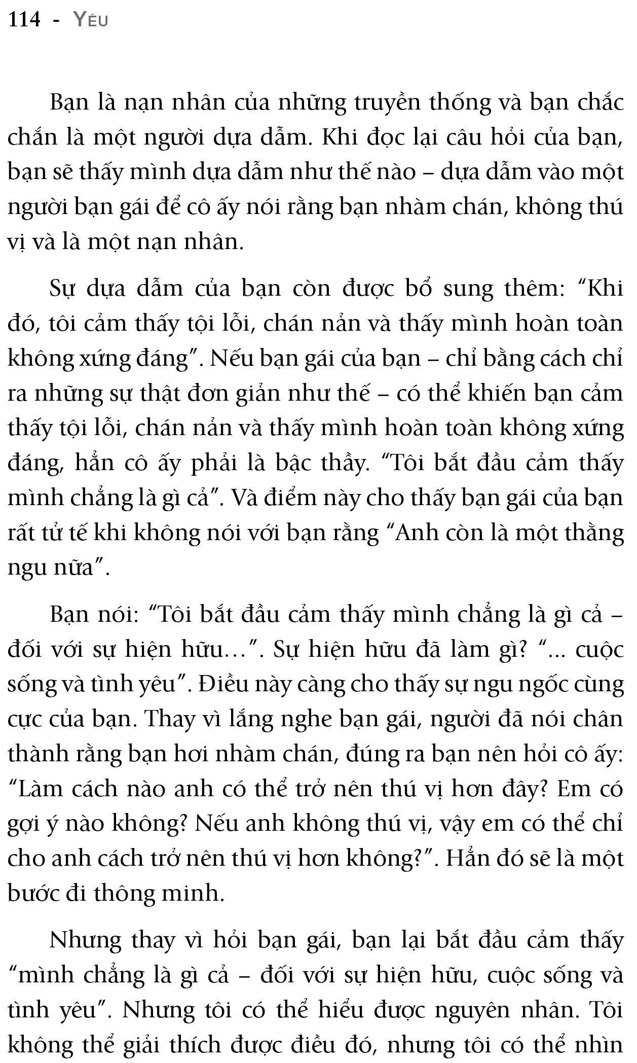 osho - yêu - being in love