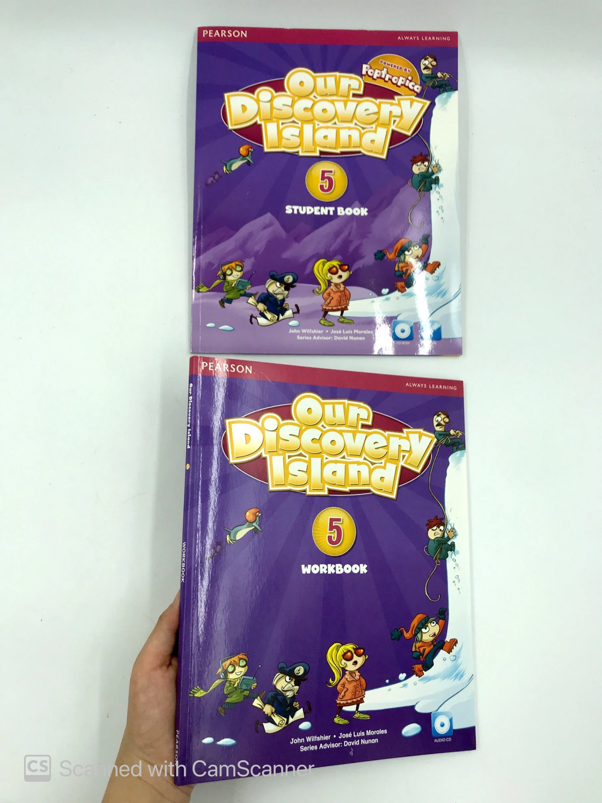 our discovery island ame (sb5 w/cdrom + wb5 w/cd)