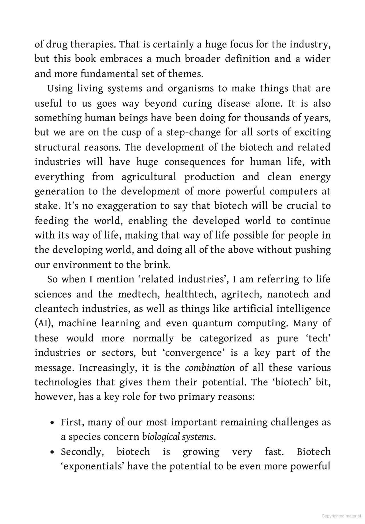 Our Future Is Biotech