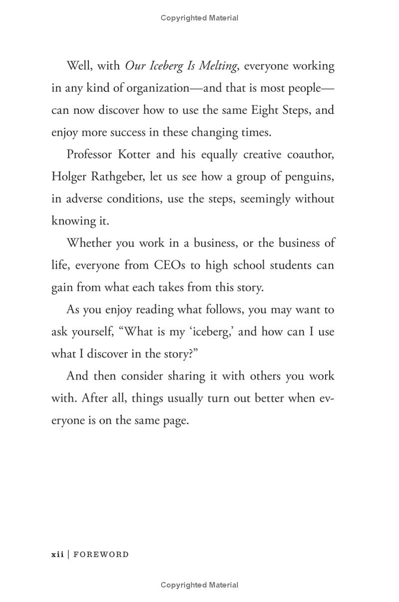 our iceberg is melting