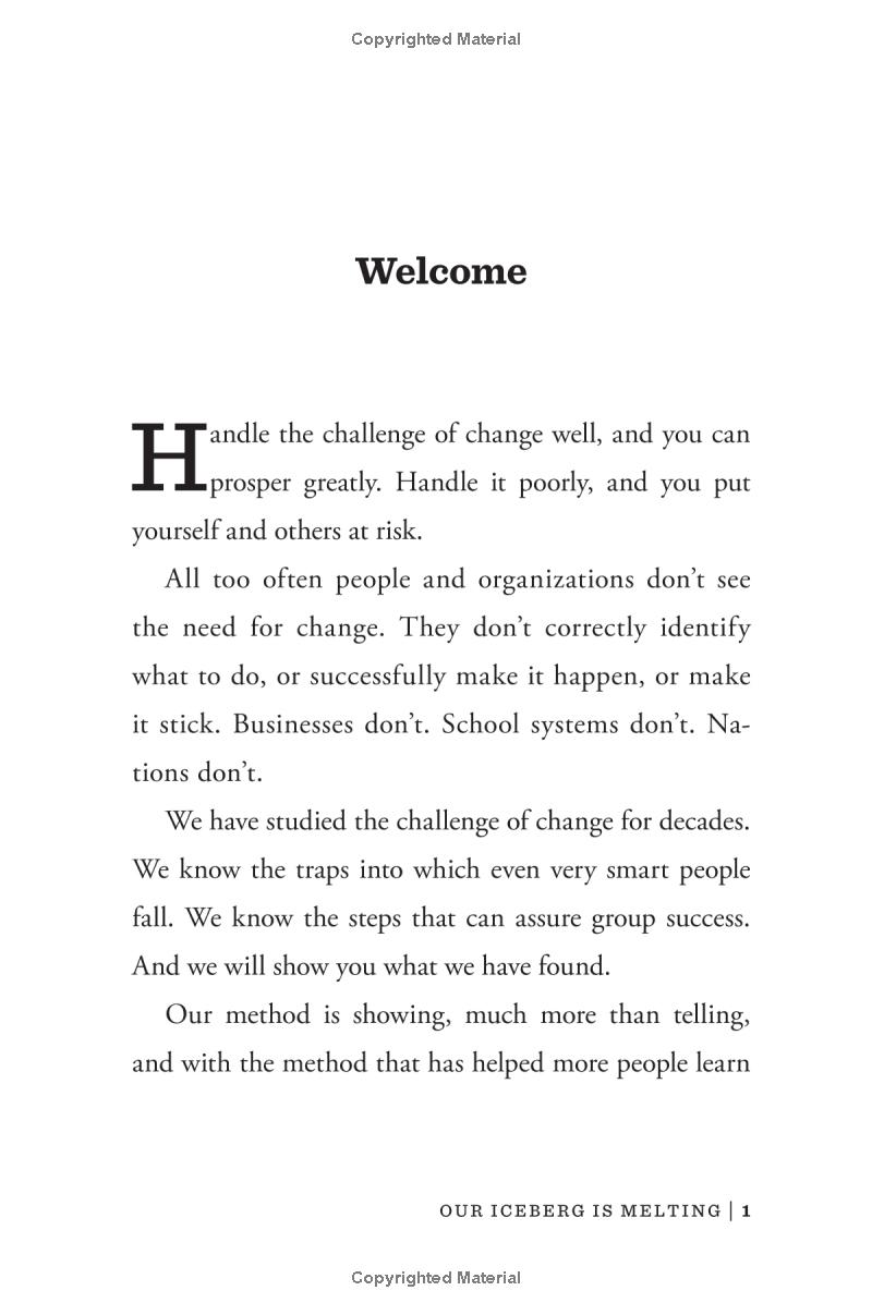 our iceberg is melting