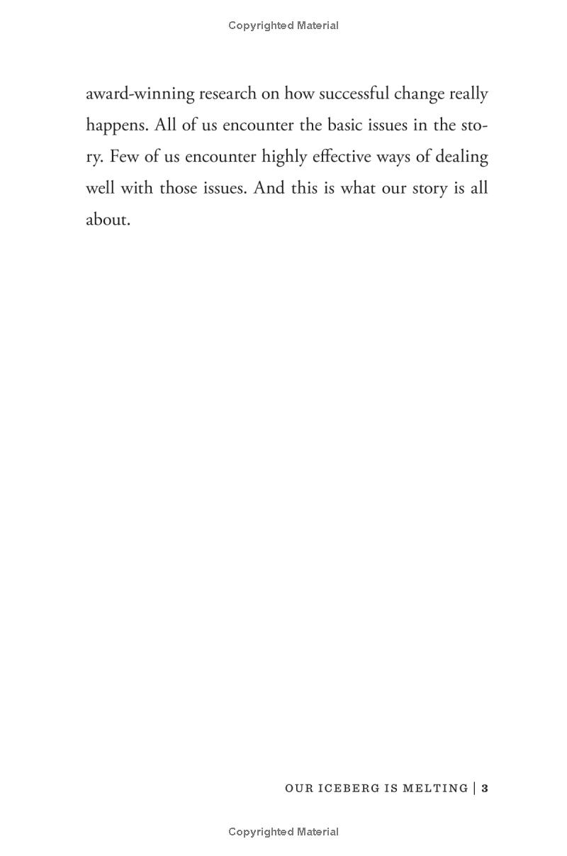 our iceberg is melting