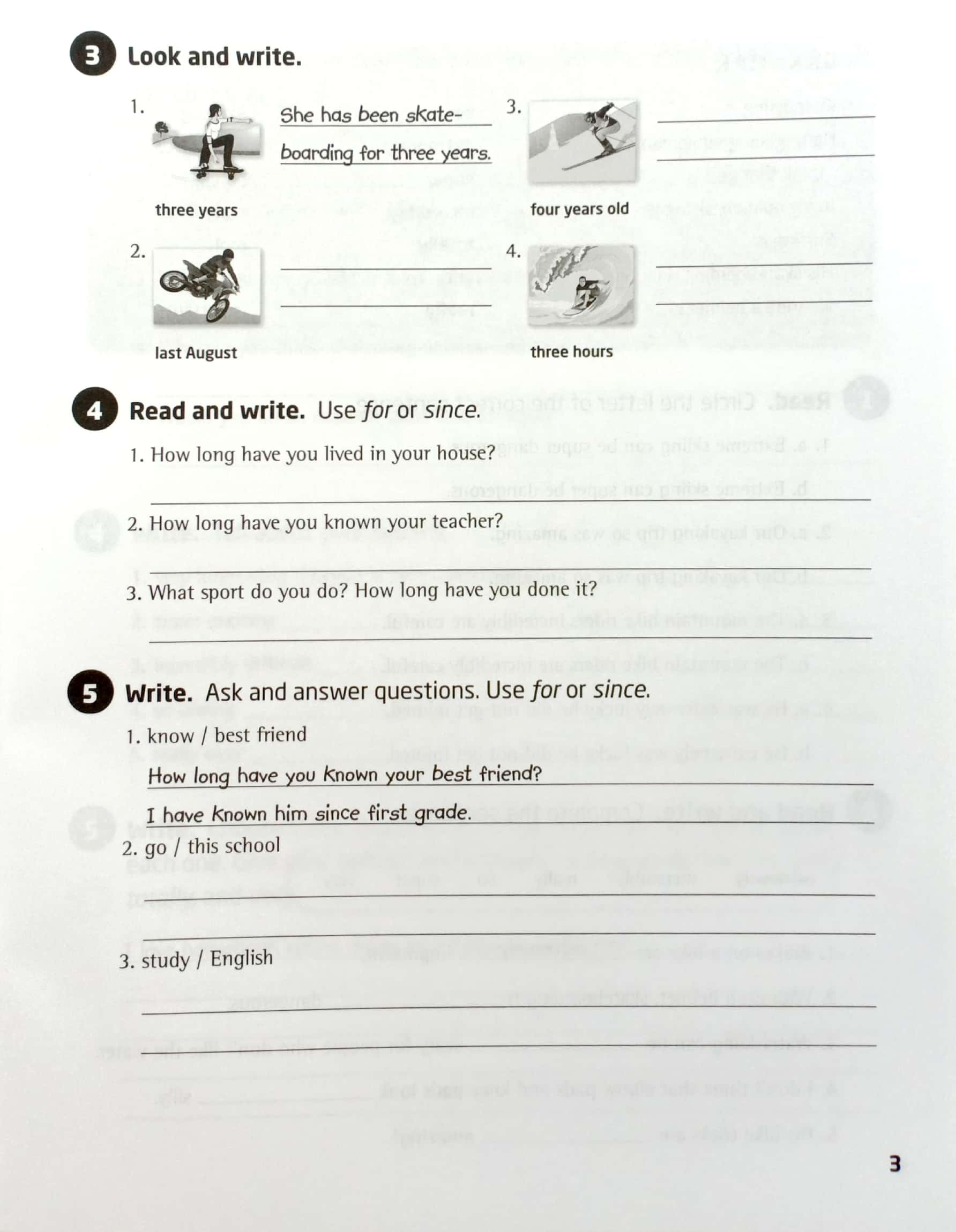 our world 6: grammar workbook